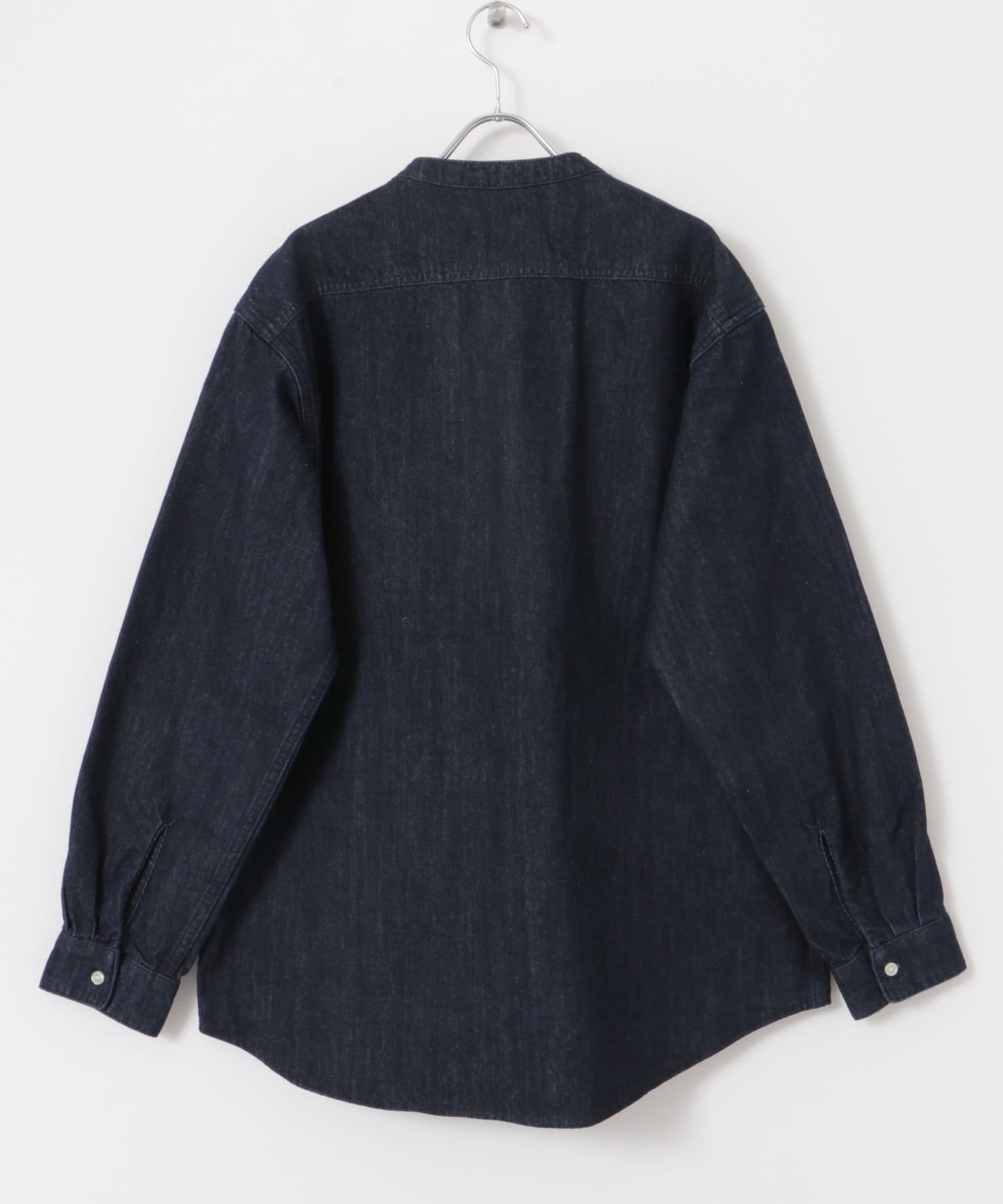 デニムバンドカラーシャツ　 アーバンリサーチドアーズ デニムバンドカラーシャツ(M BLUE): トップス｜URBAN RESEARCH