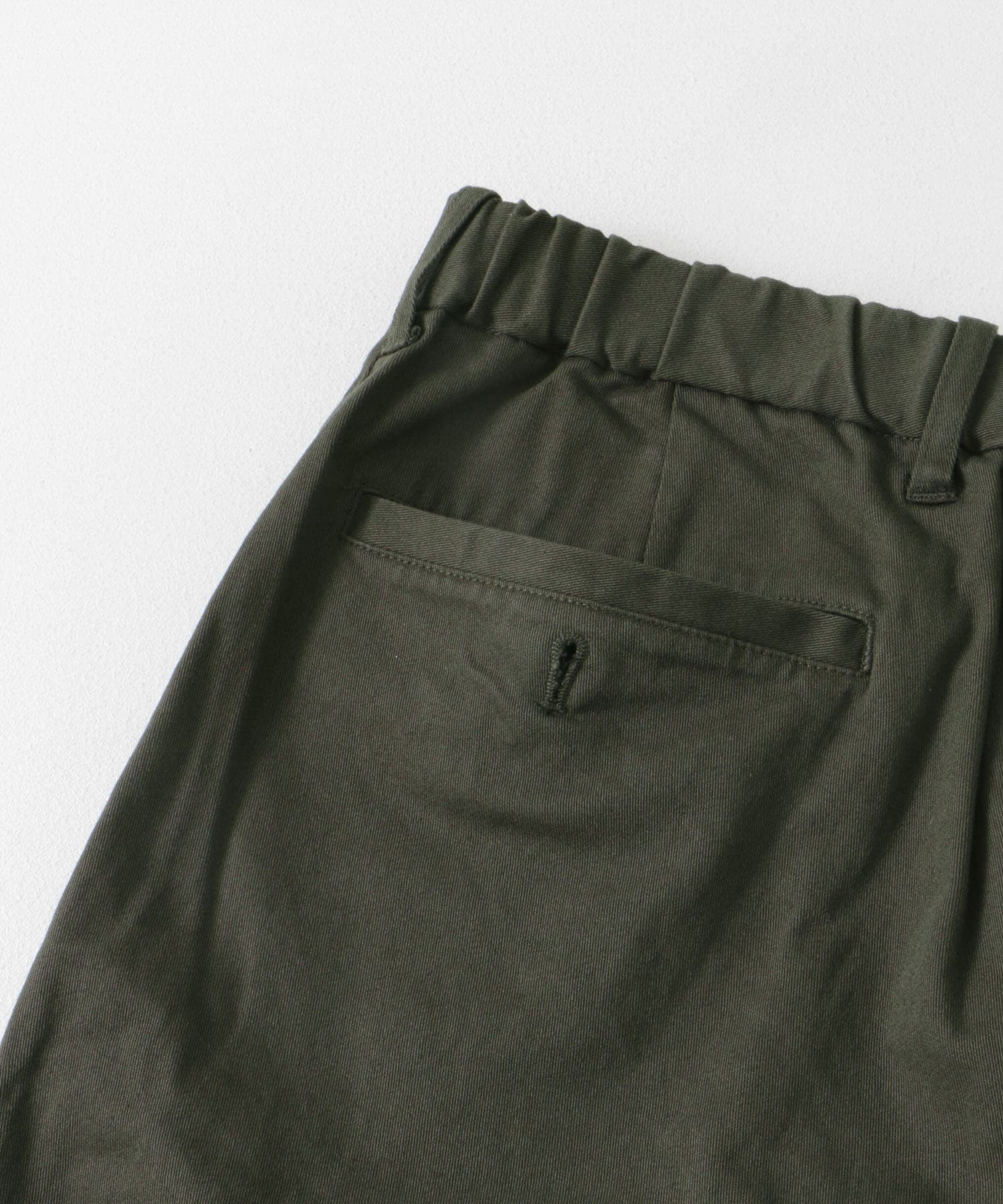 チノテーパードトラウザー OLIVE S