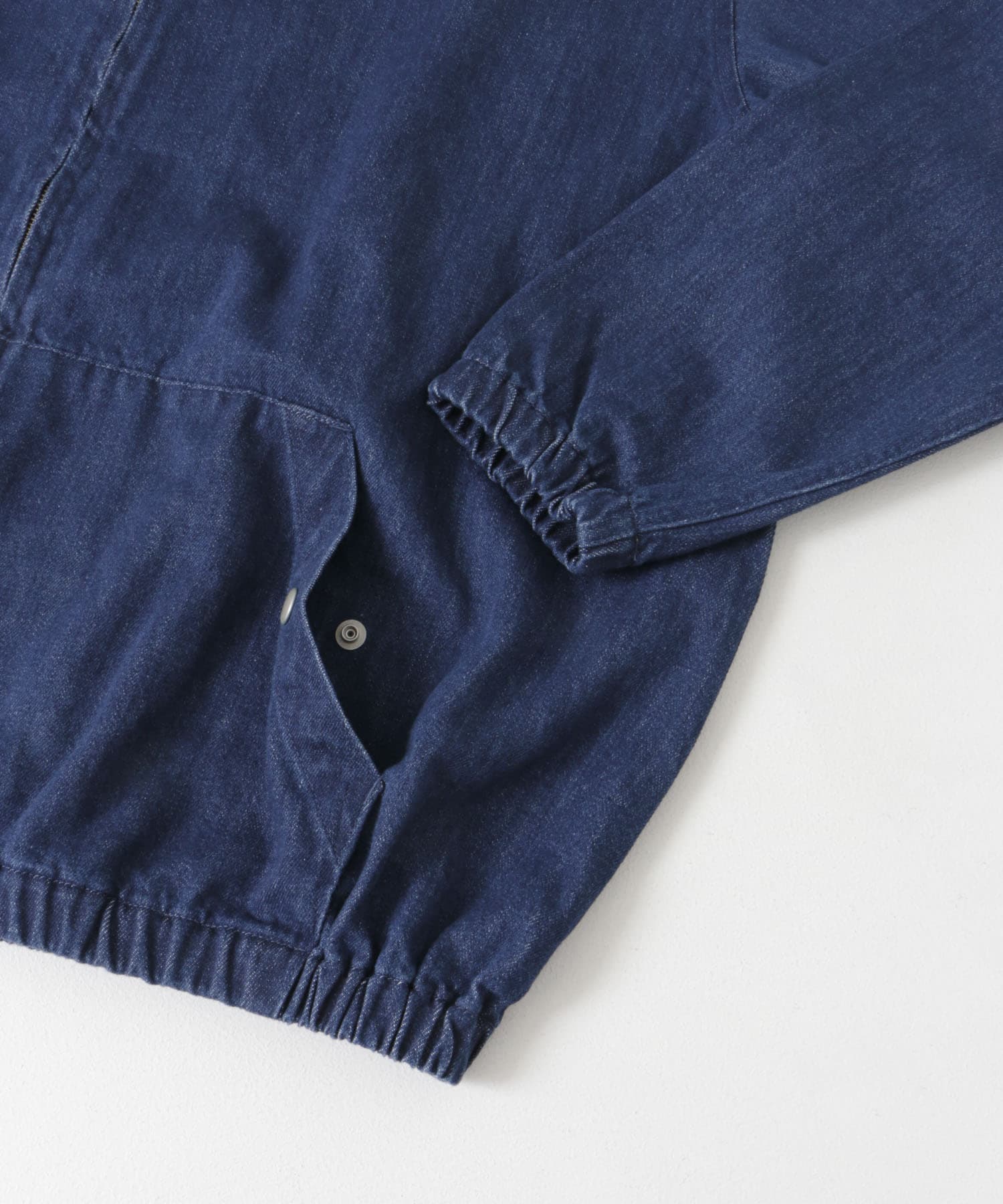Denim Zip Blouson INDIGO M