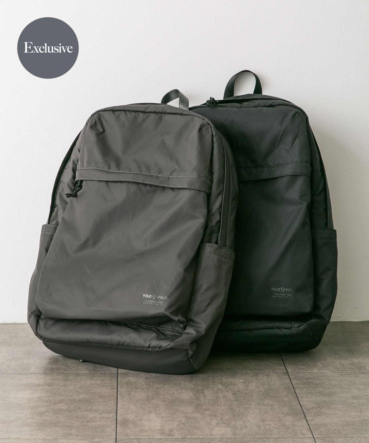 『別注』YAK PAK×DOORS　バックパック CHARCOAL -
