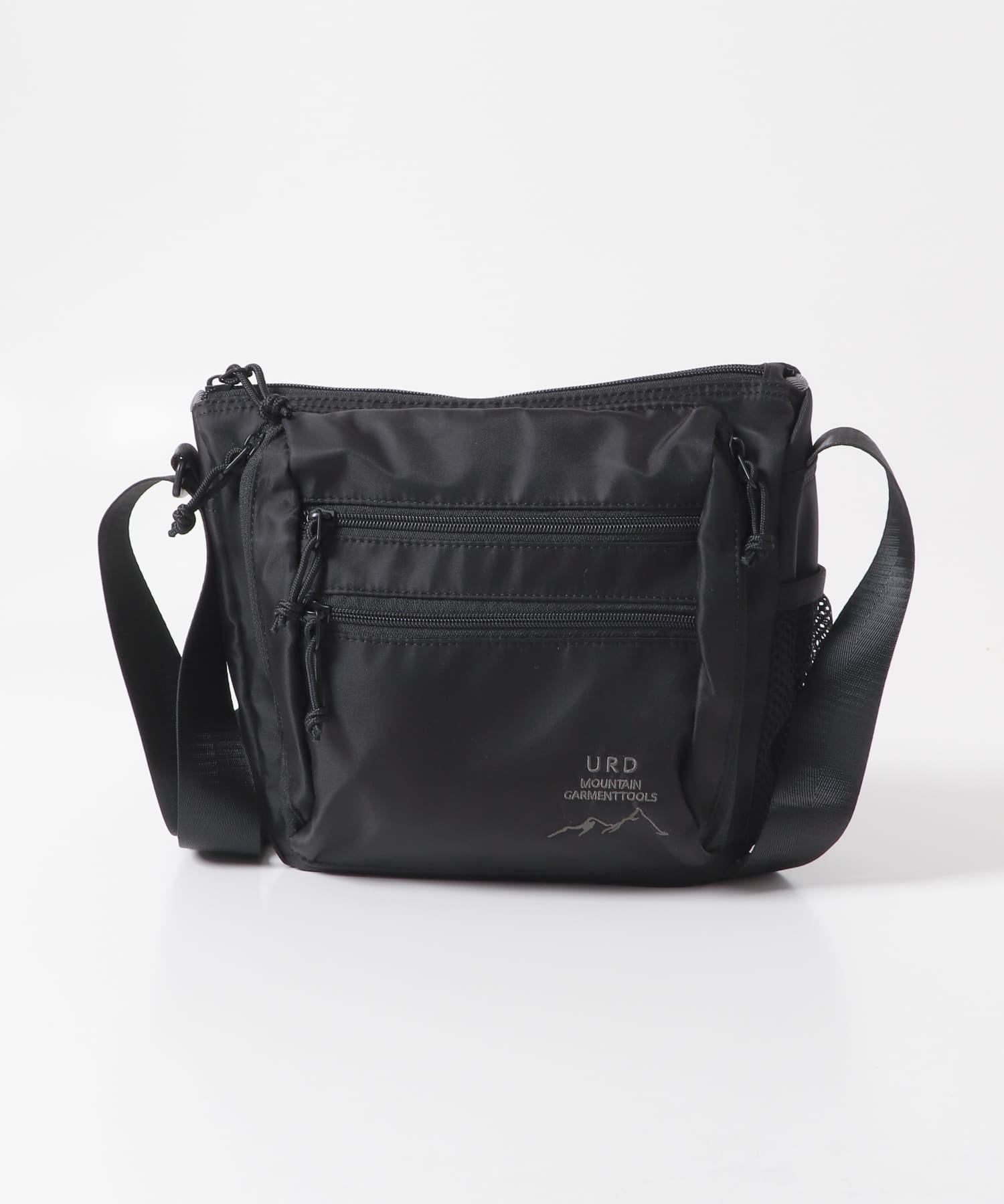 URD マルチポケットショルダーバッグ BLACK -