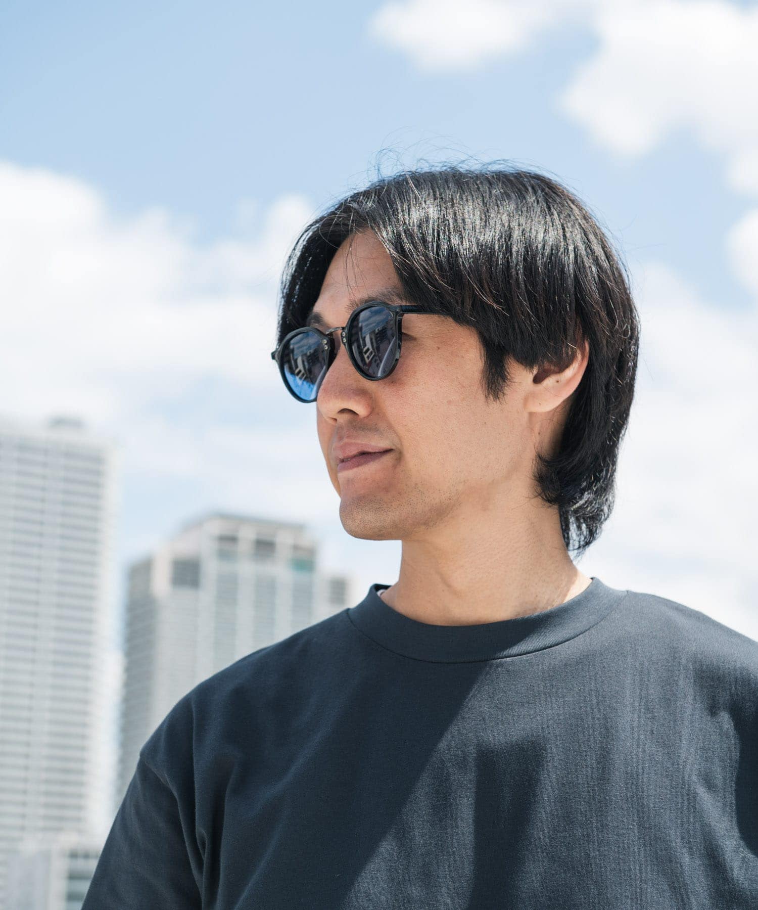 クラウンパント(調光&偏光レンズ) BLK/BLUE -