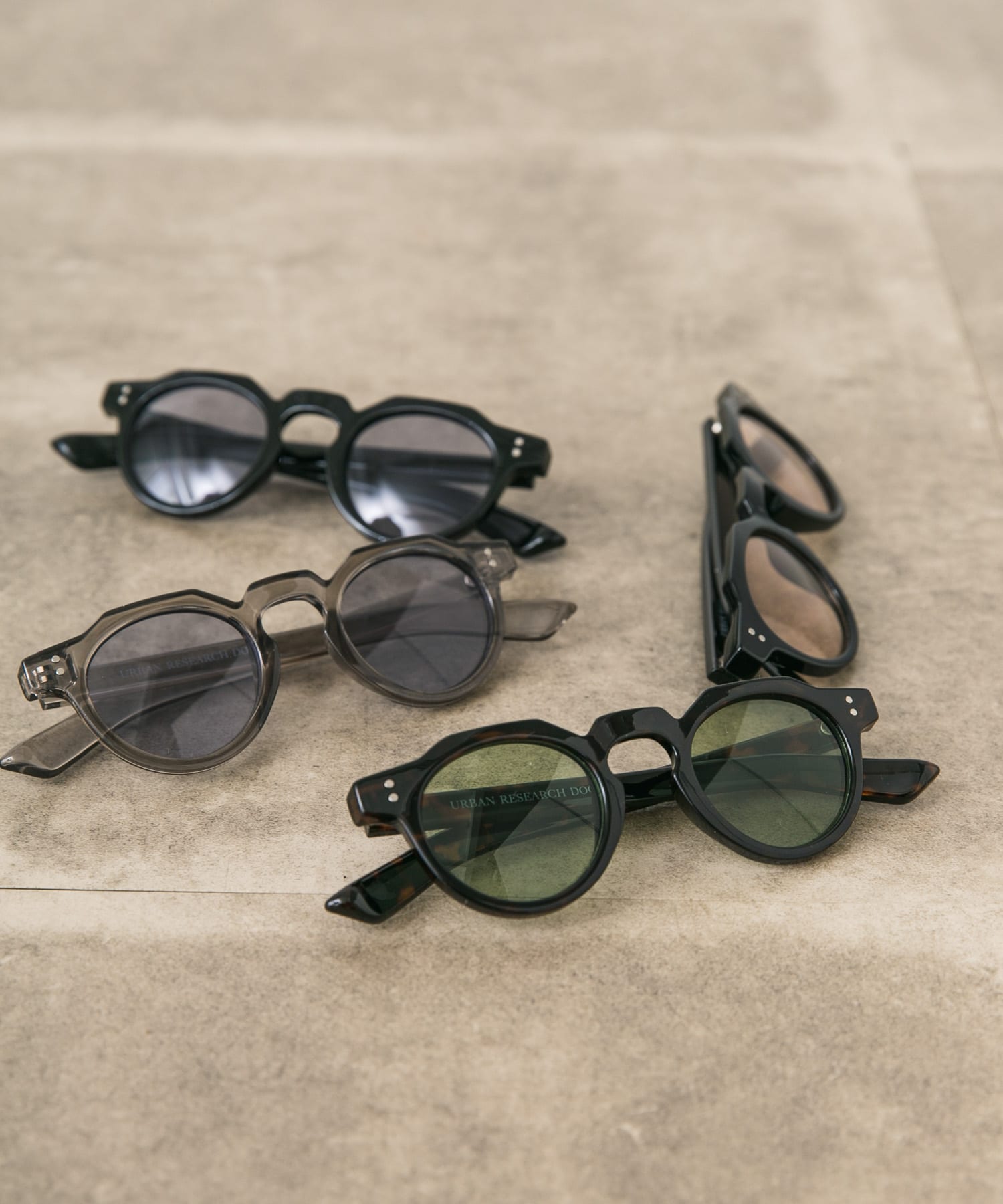 クラウンパントサングラス BLK/BROWN -