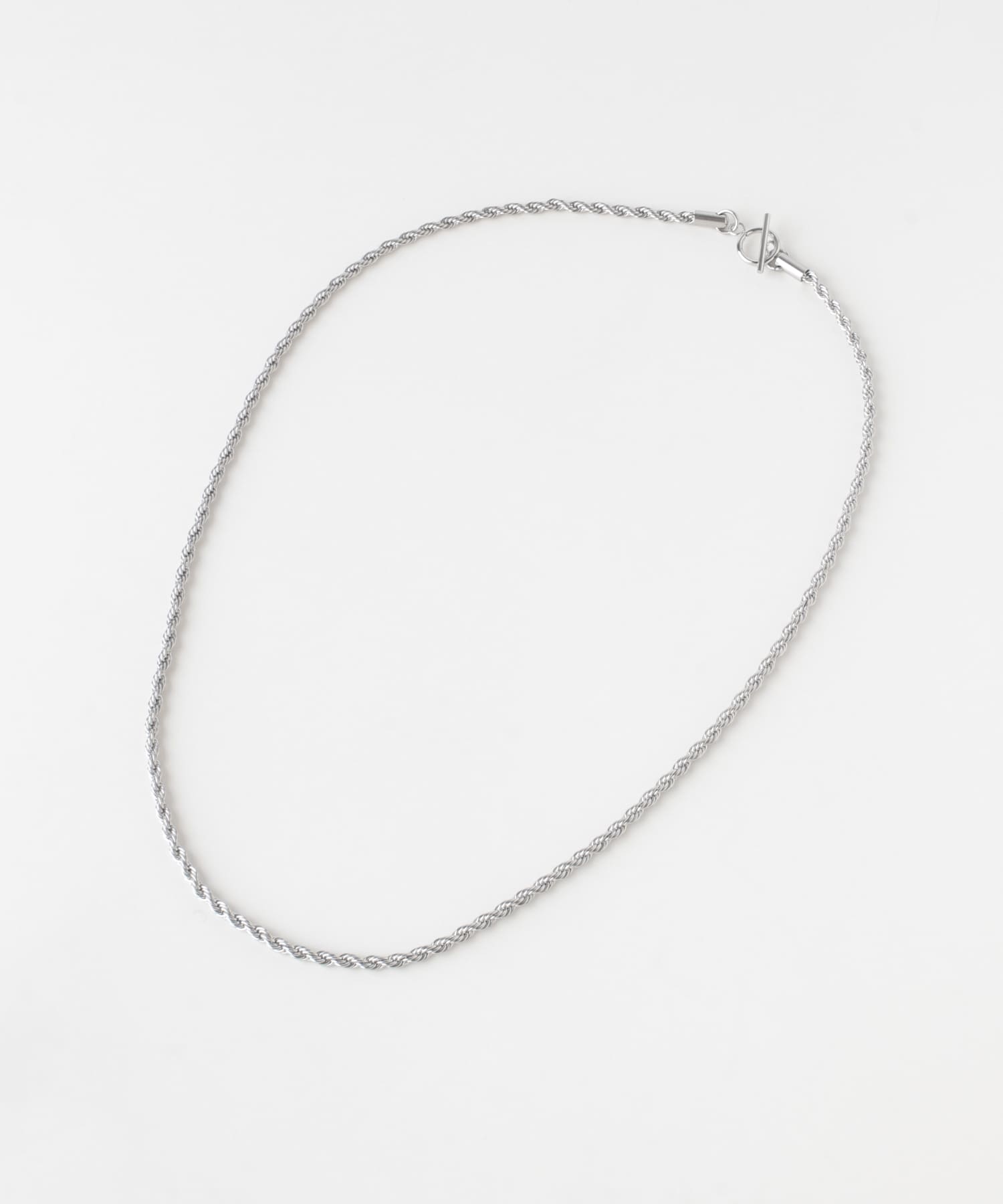 ツイストチェーンネックレス SILVER -