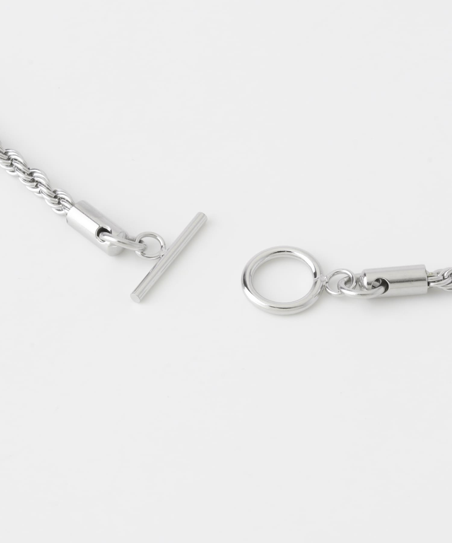 ツイストチェーンネックレス SILVER -