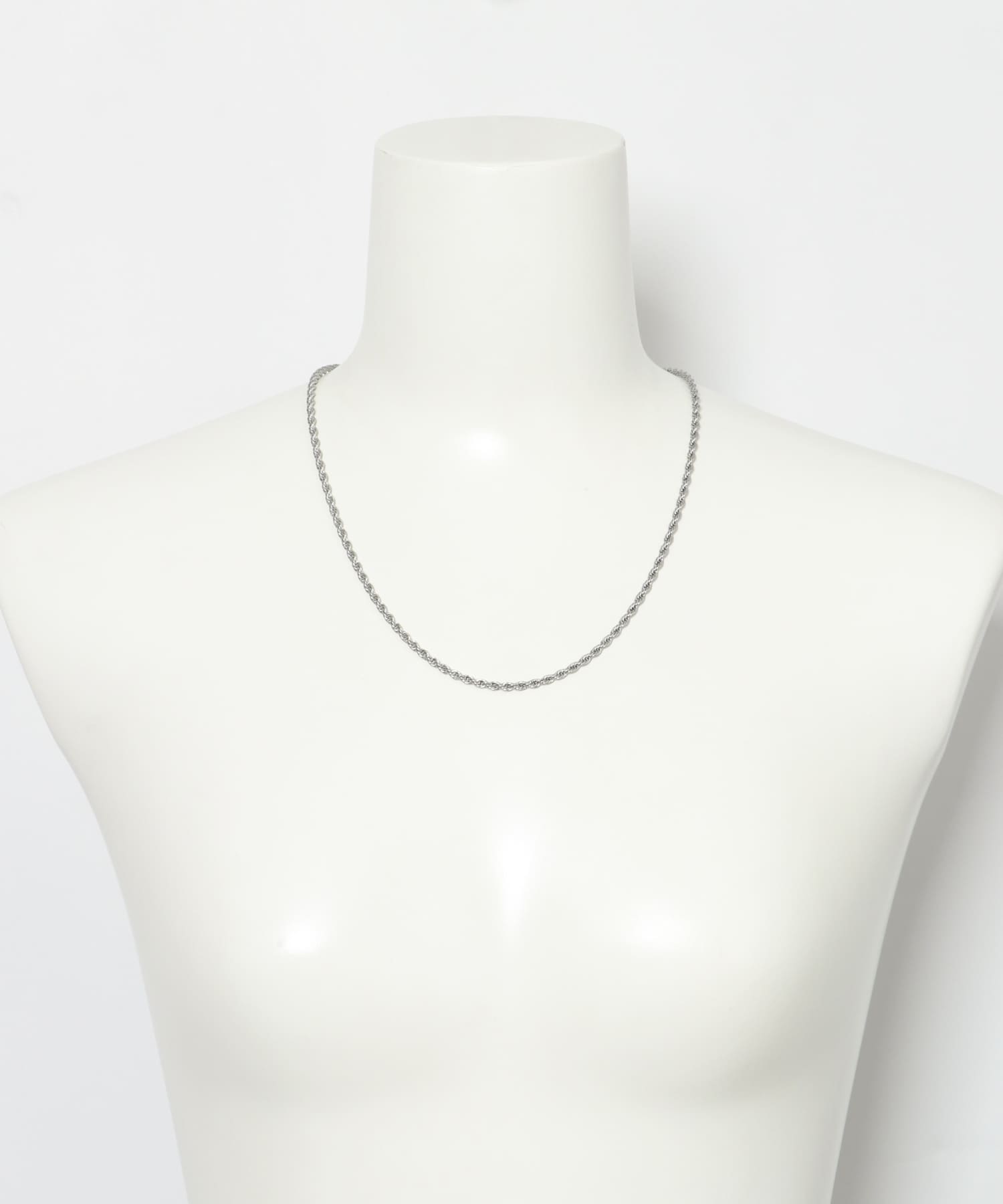 ツイストチェーンネックレス SILVER -