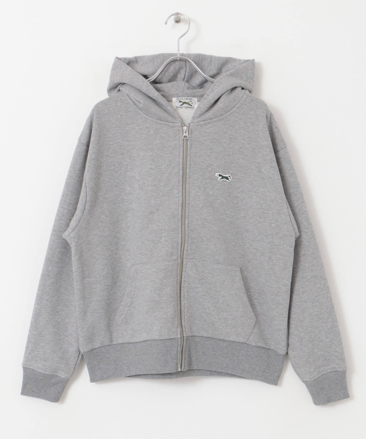 『別注』PENNEYS×DOORS　 THE FOX 裏毛ジップパーカー 杢GRAY M
