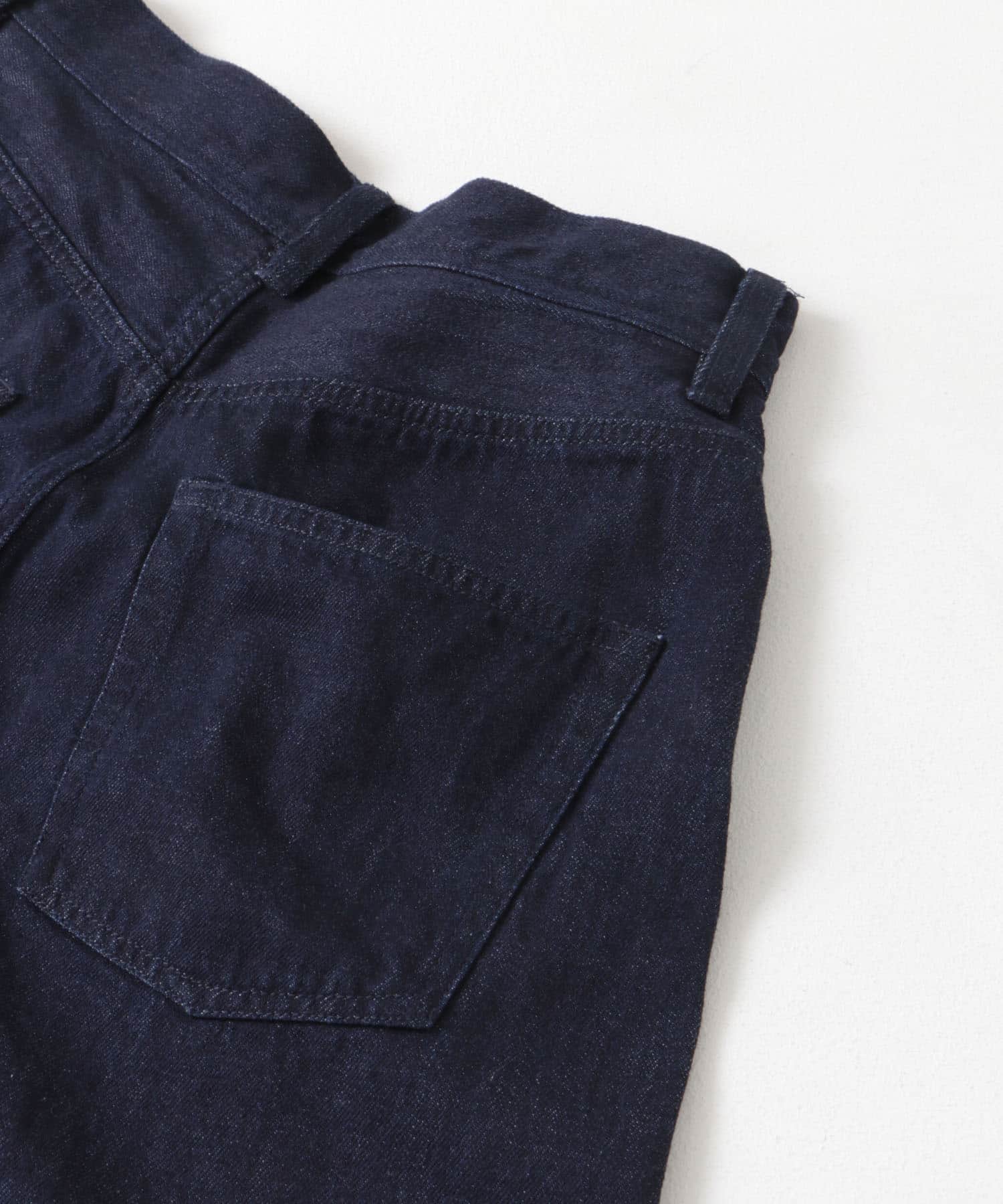 Denim Tuck Wide Pants ONE WASH S