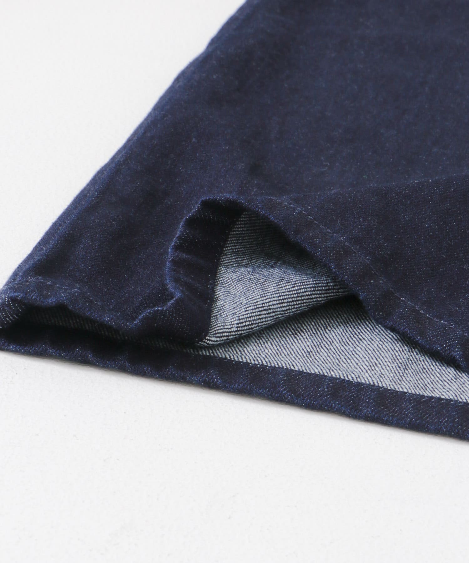 Denim Tuck Wide Pants ONE WASH S