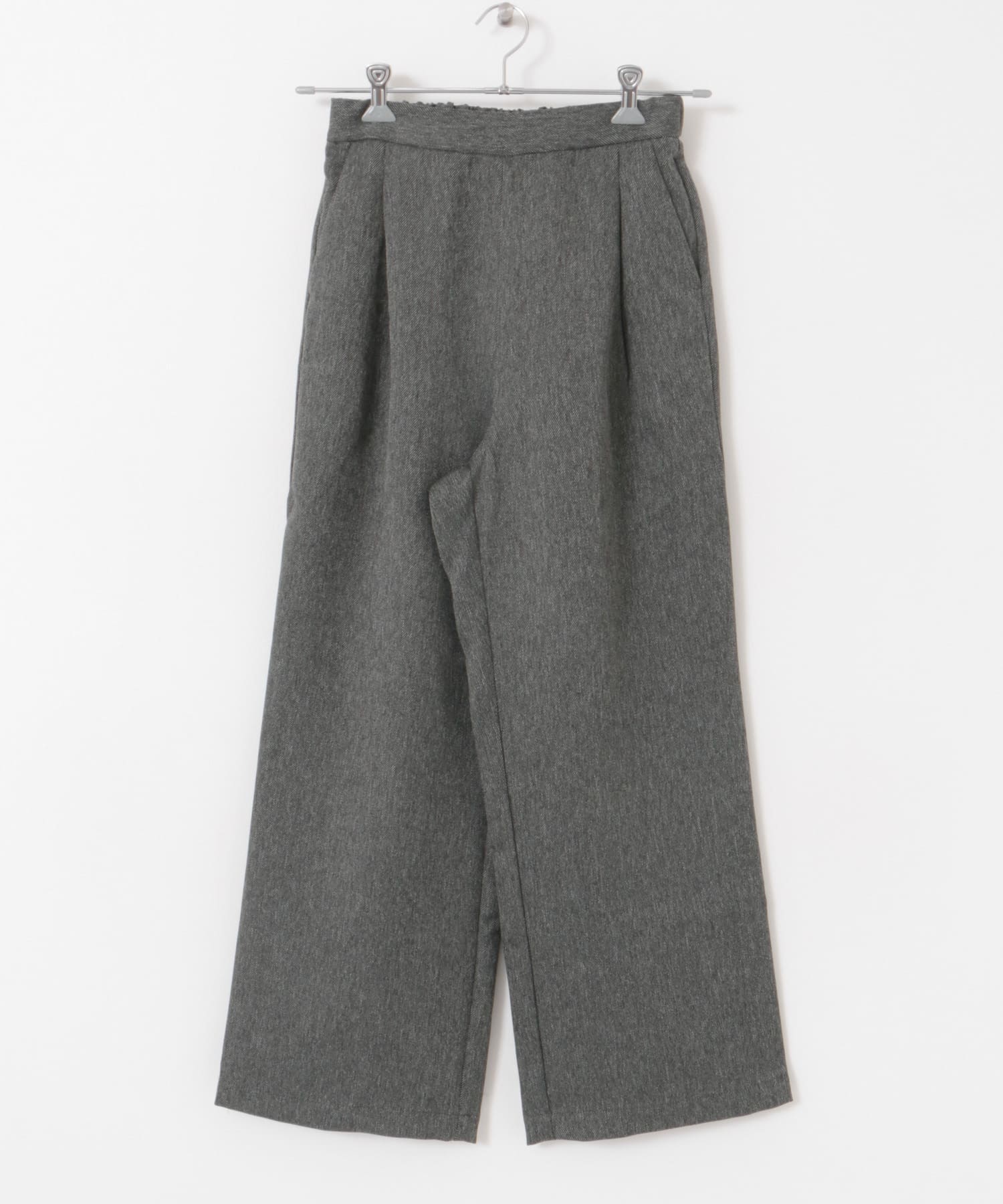 メランジツイルイージーパンツ CHARCOAL S