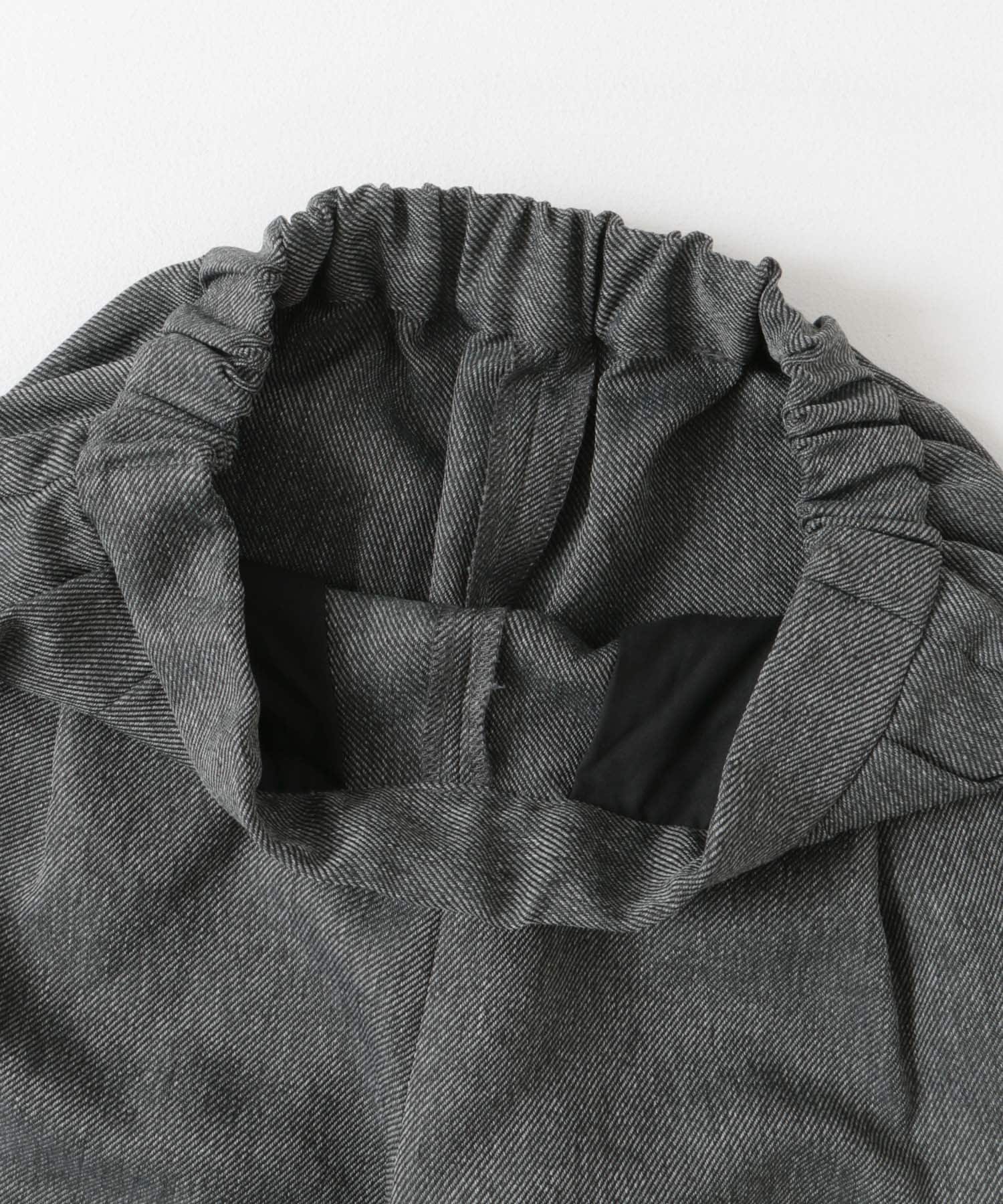 メランジツイルイージーパンツ CHARCOAL S