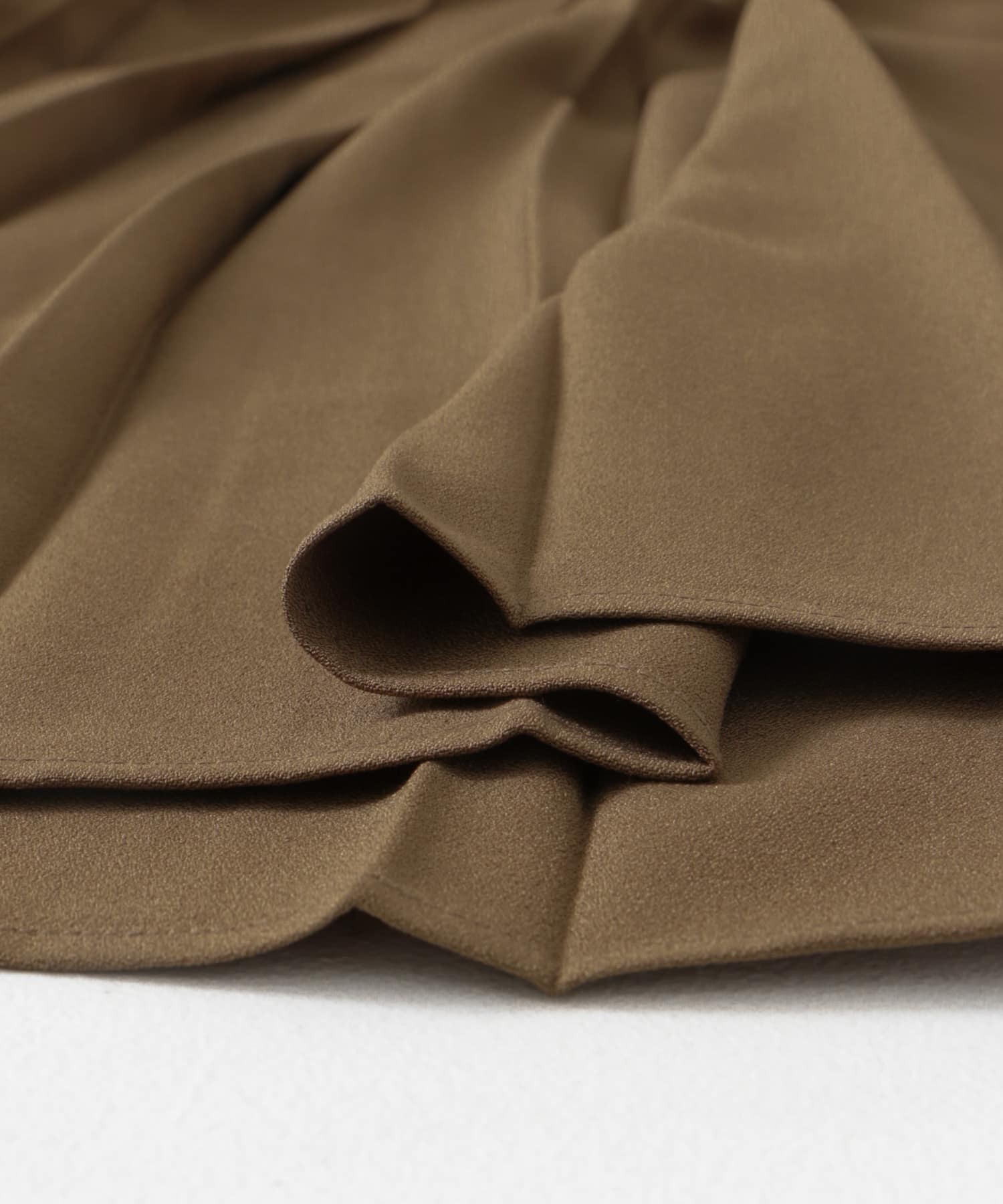プリーツサロペットスカート CAMEL M
