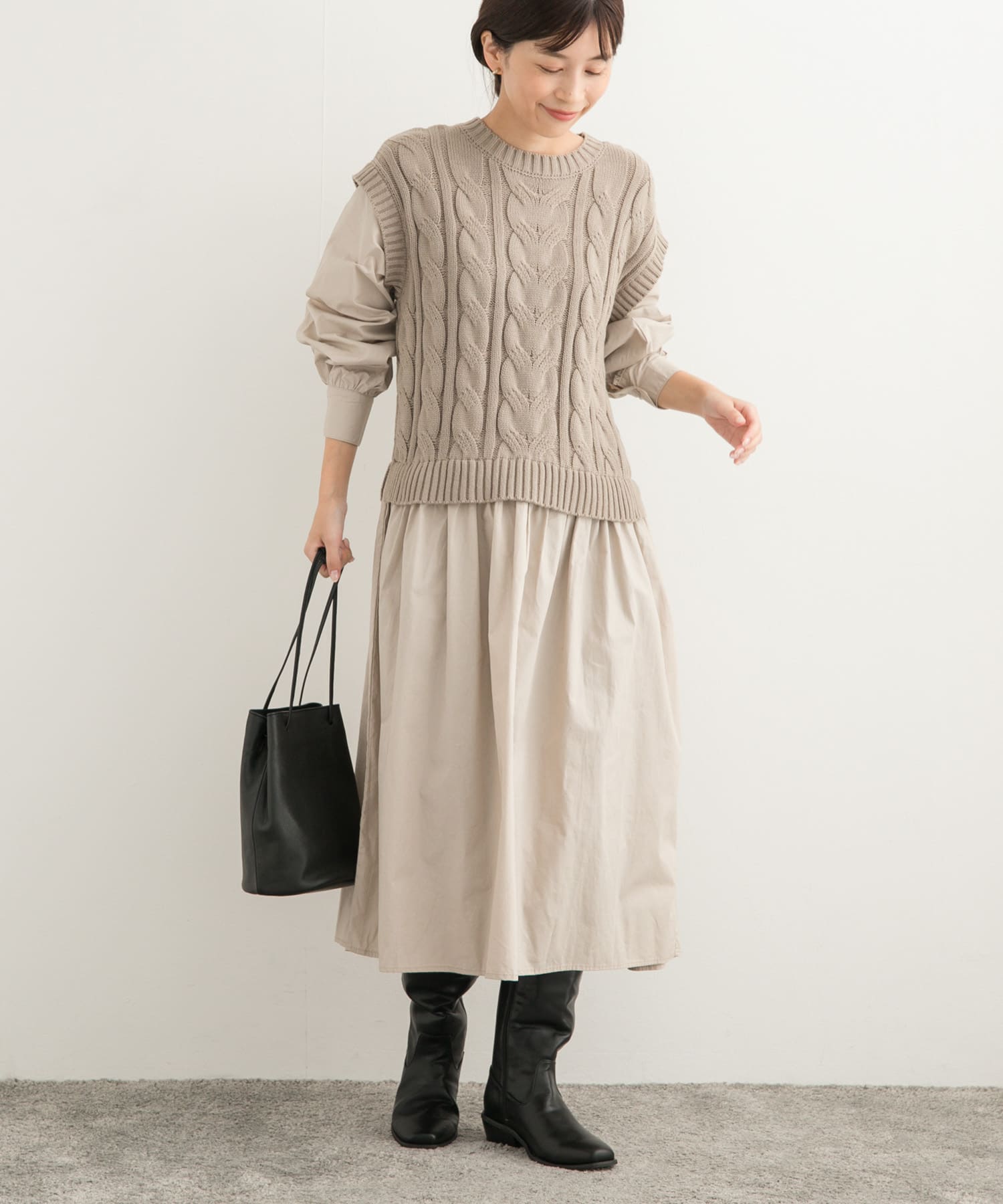 身長：162cm サイズ：M