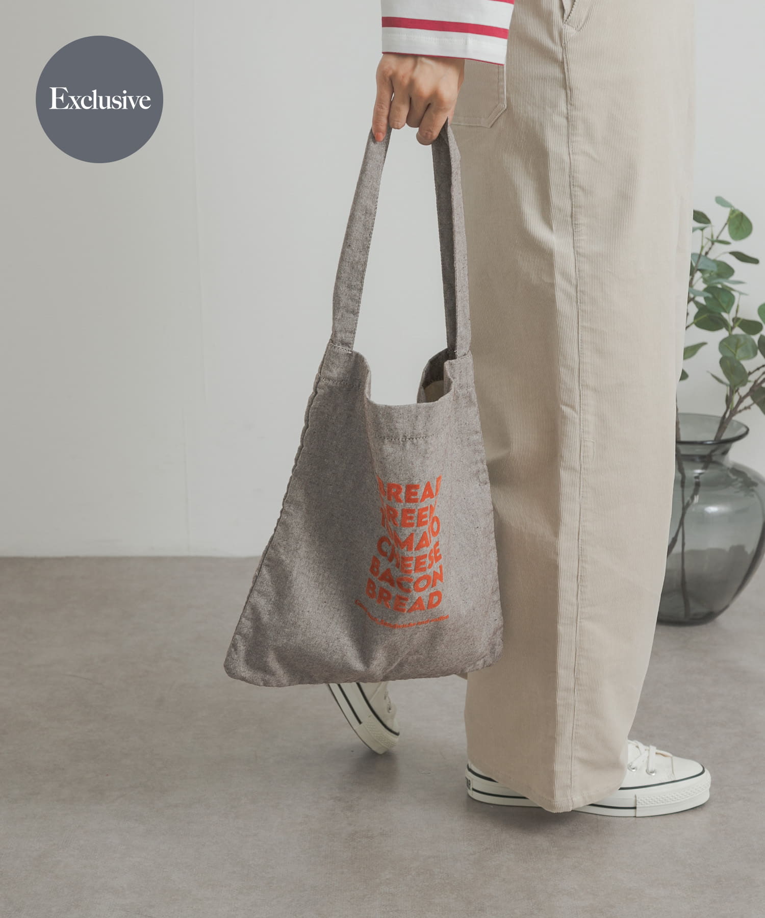『別注』beej×DOORS　ロゴトート BROWN one