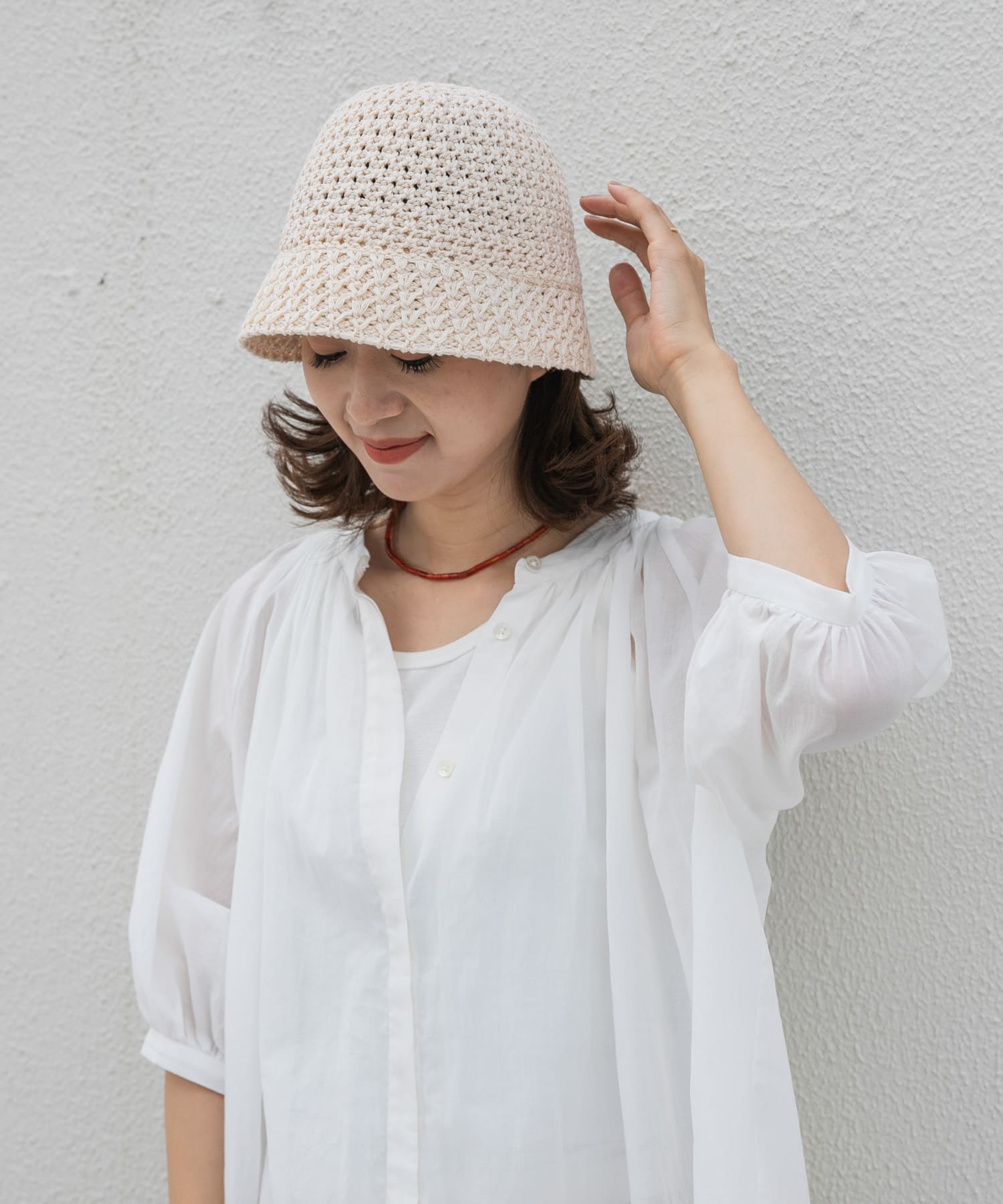 スカシアミベルハット IVORY one