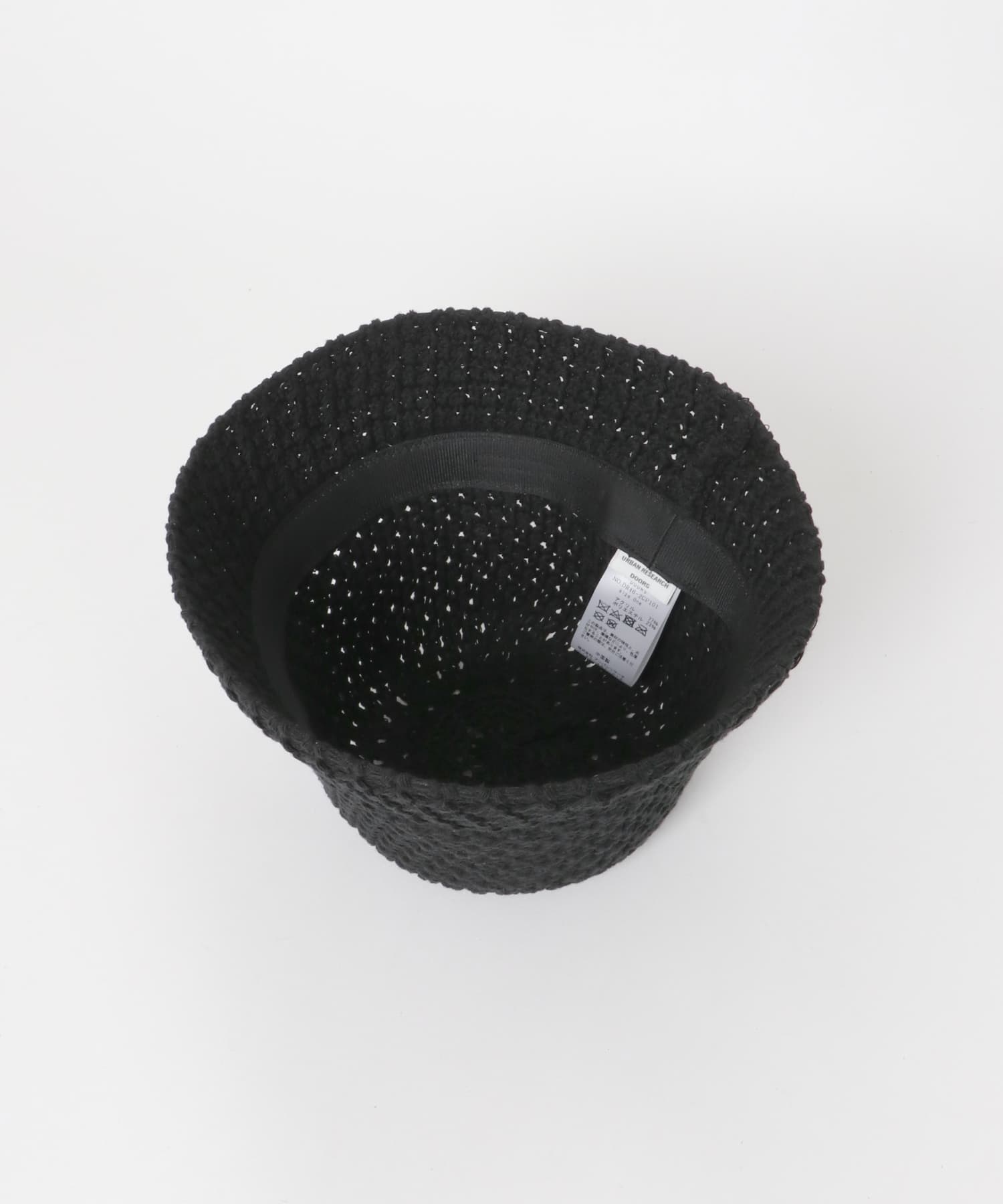 スカシアミベルハット BLACK one
