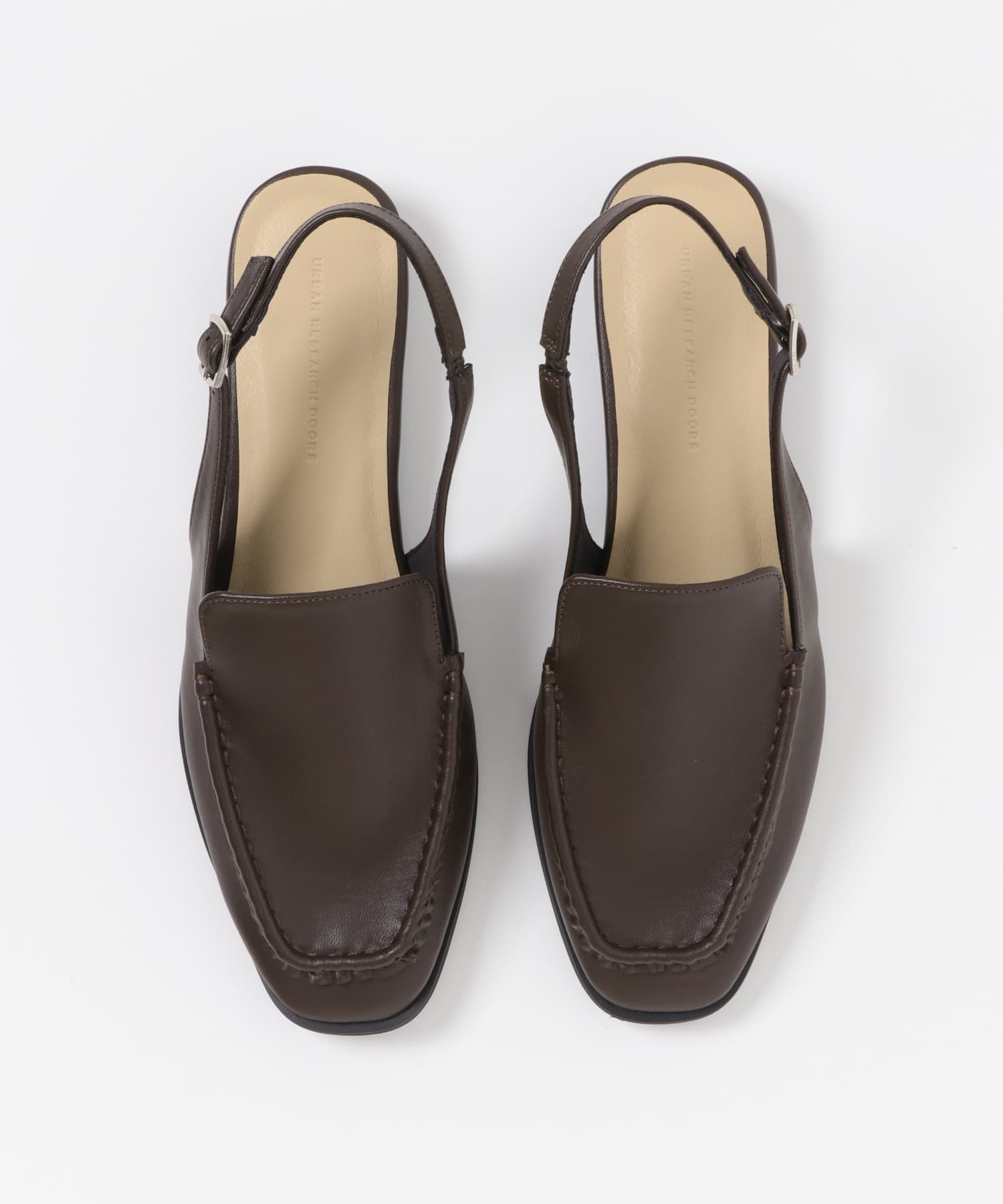 スリングローファー D/BROWN 36