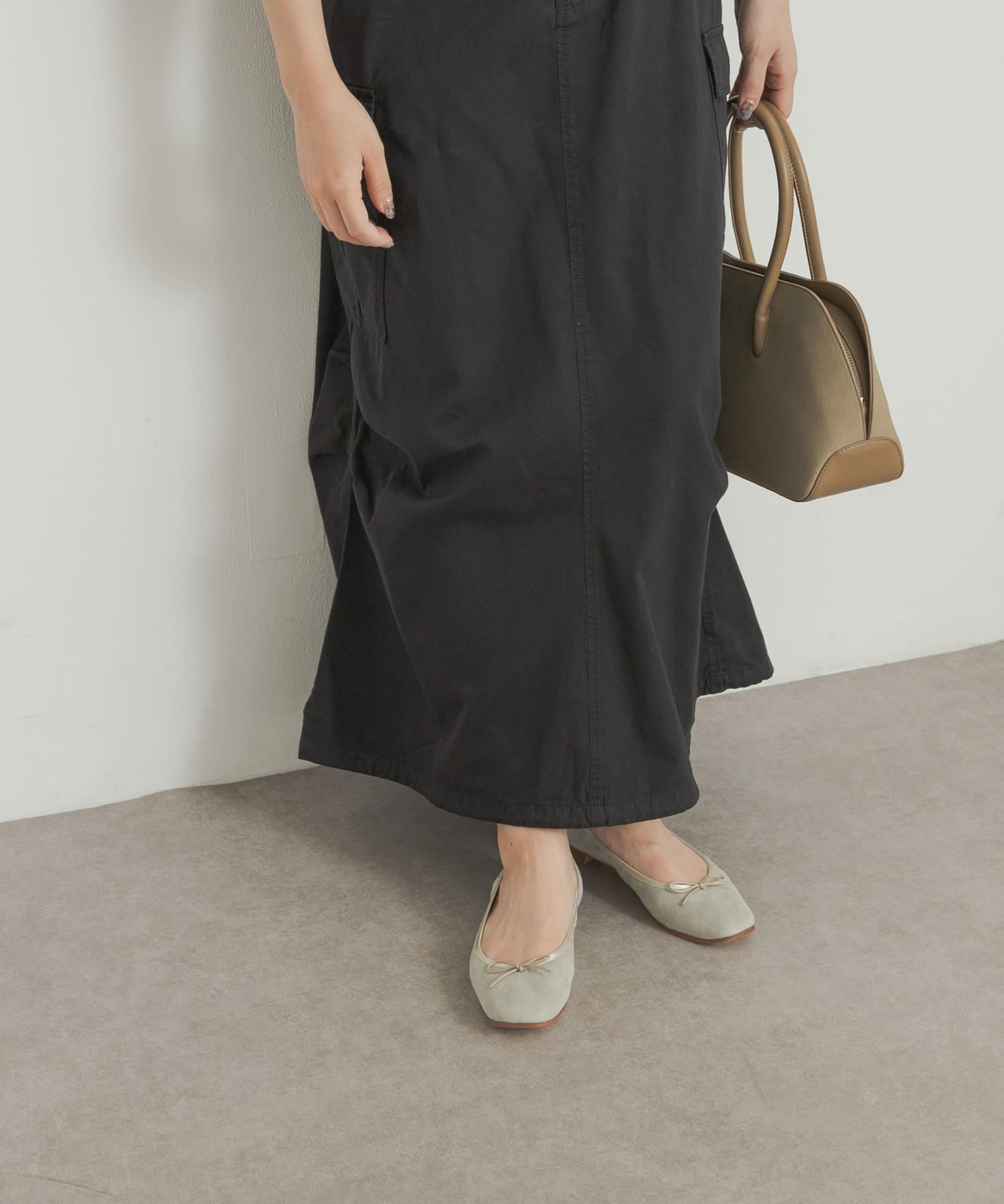 やわらかスエードバレエシューズ SAND 36