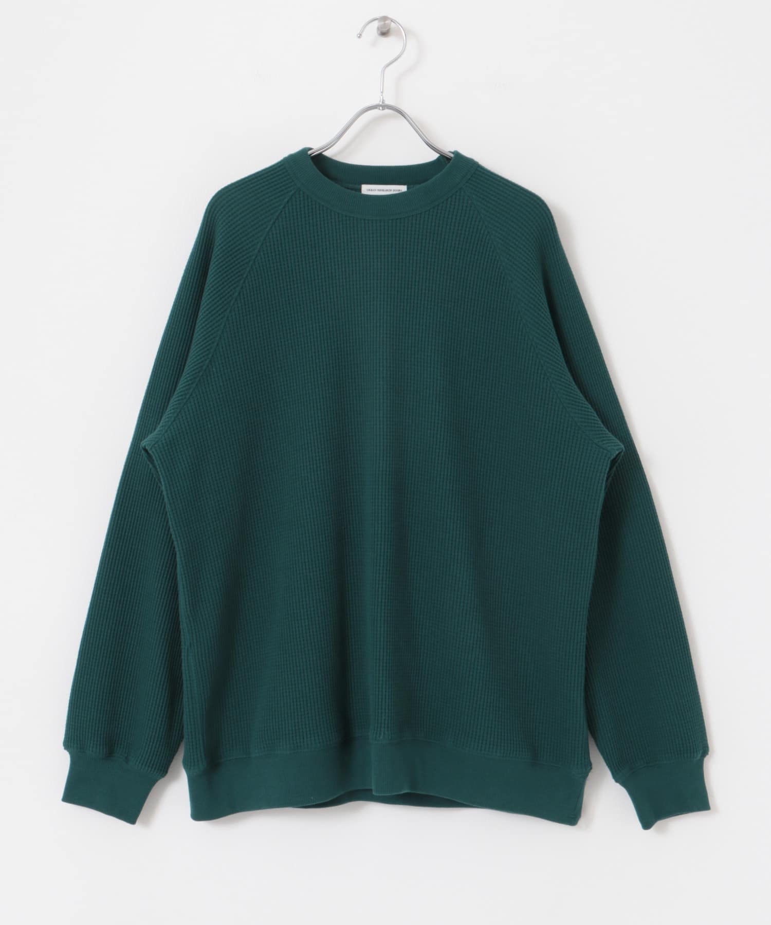 『UR TECH』ワッフルロングスリーブTシャツ GREEN M