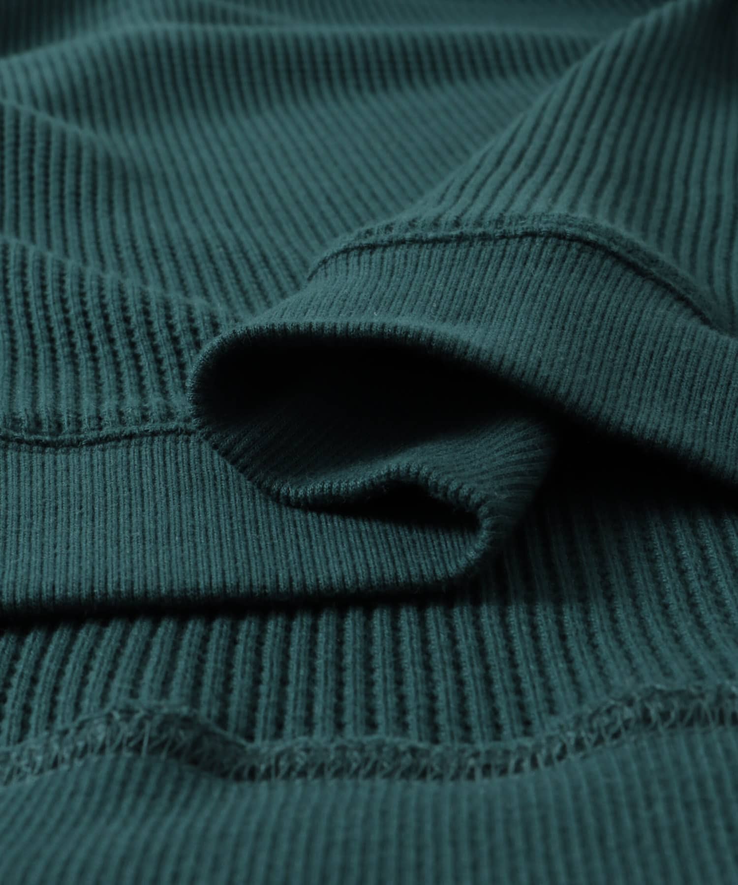 『UR TECH』ワッフルロングスリーブTシャツ GREEN M