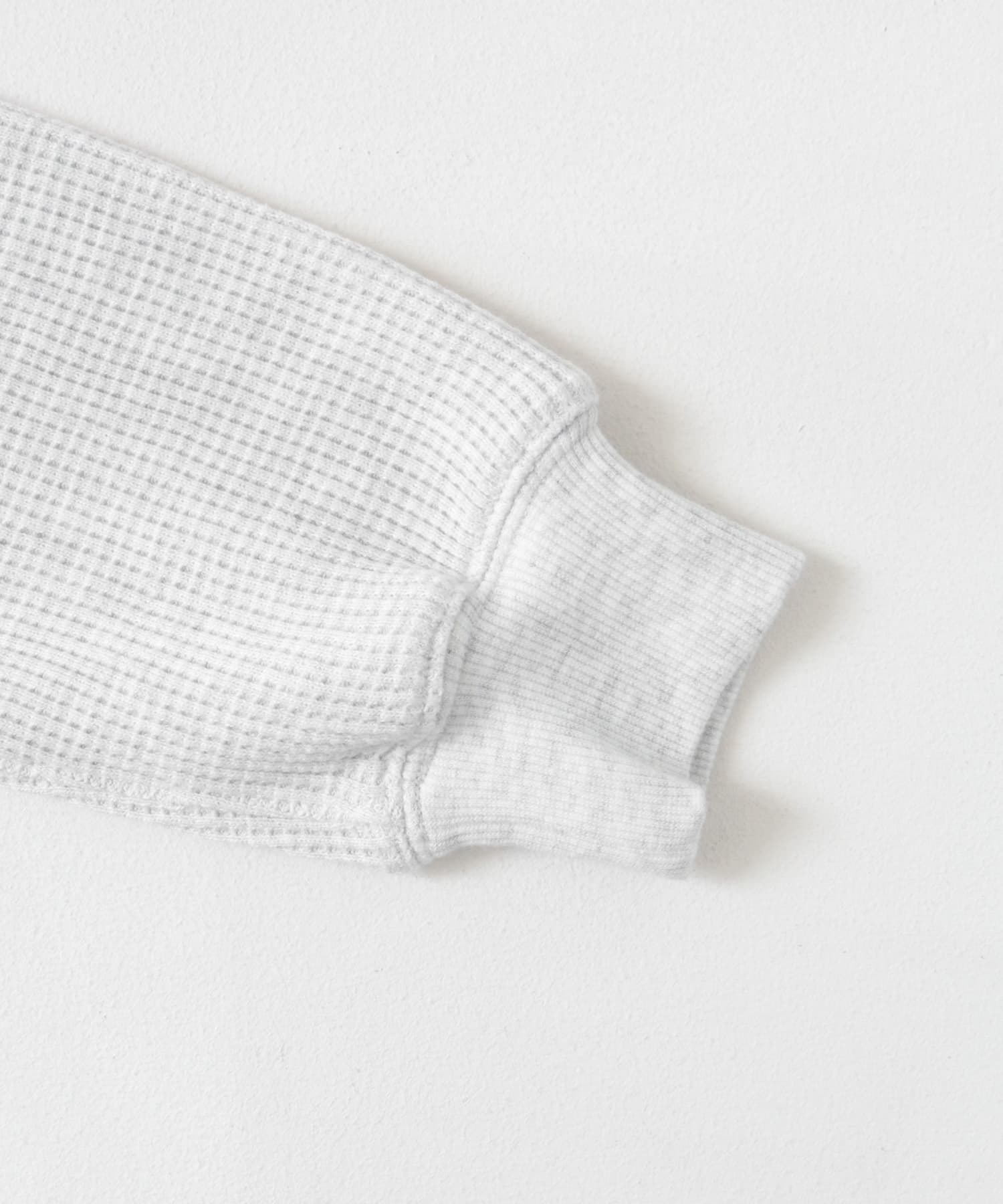 『UR TECH』ワッフルロングスリーブTシャツ MIX WHITE M