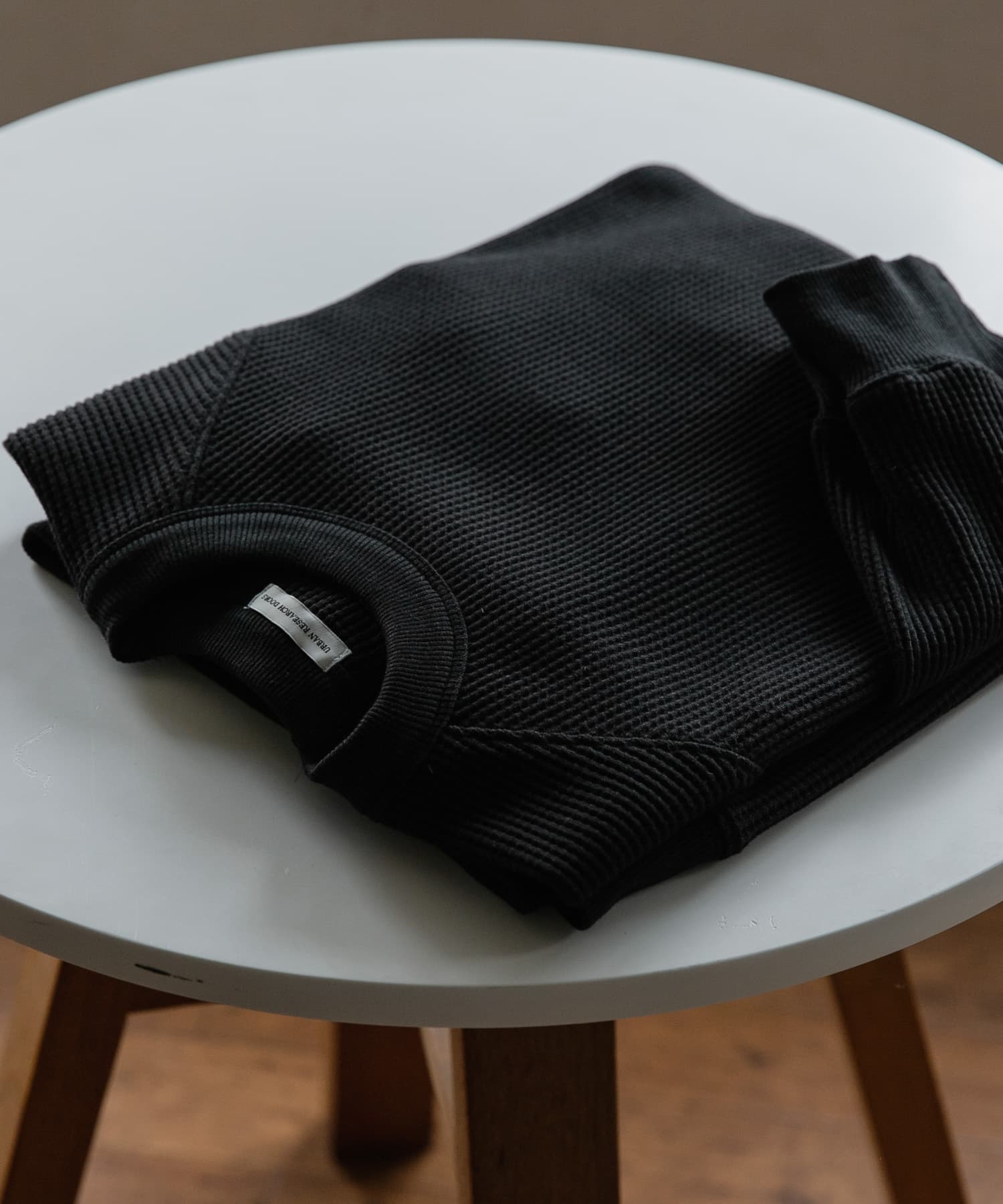 『UR TECH』ワッフルロングスリーブTシャツ INK M