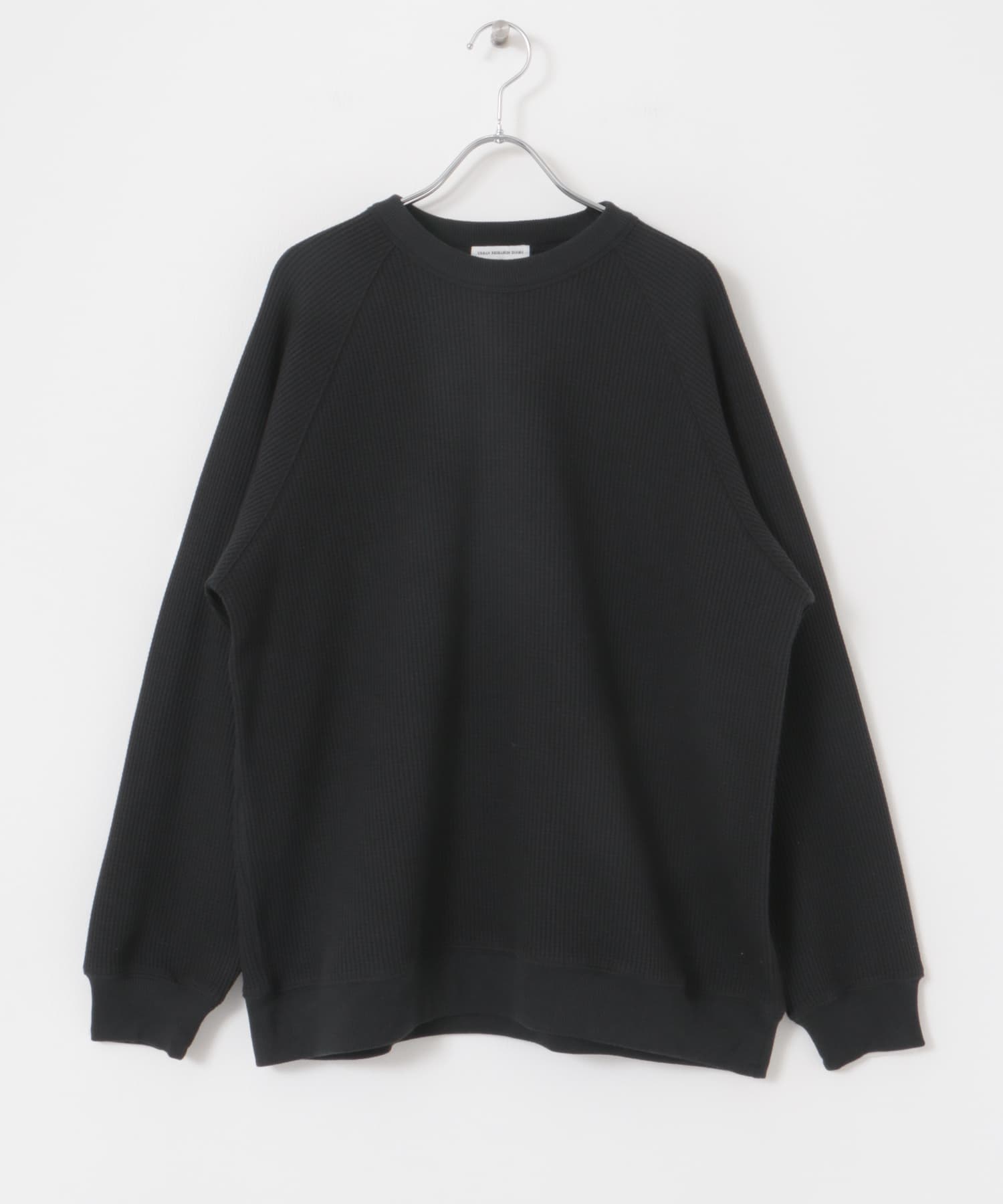 『UR TECH』ワッフルロングスリーブTシャツ INK M