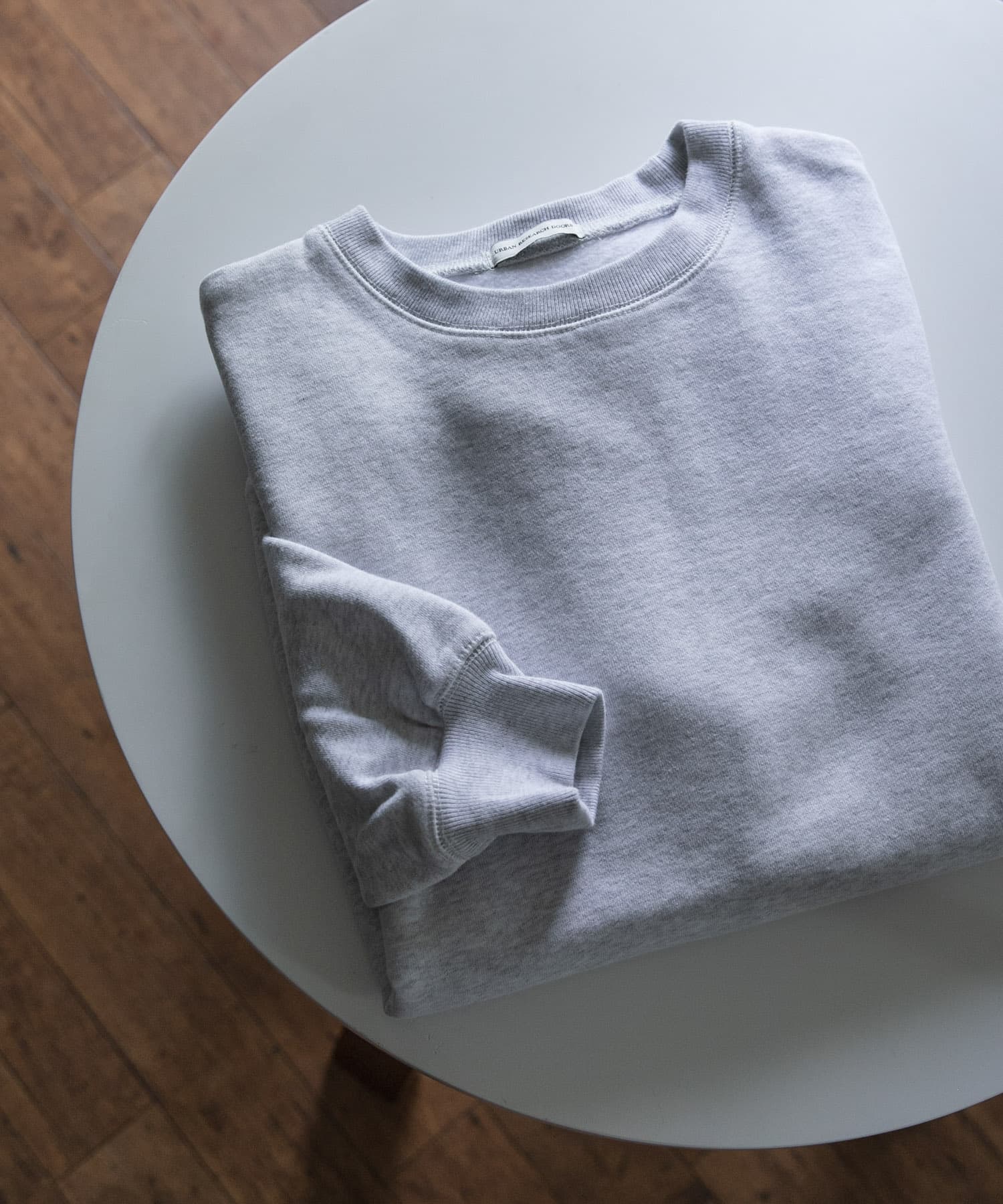 『XLサイズ/WEB限定』裏起毛クルーネックスウェット MIXGRAY M