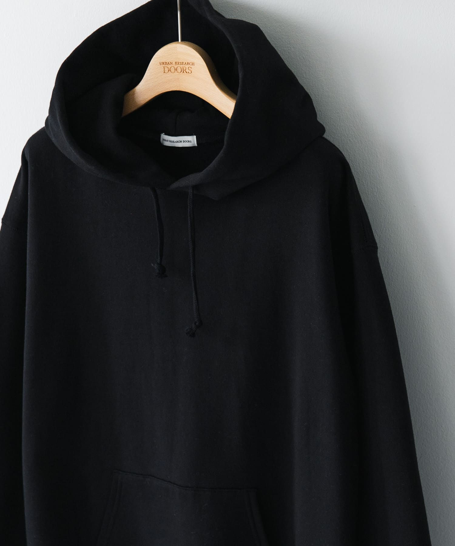 『XLサイズ/WEB限定』裏起毛プルオーバーフーディー BLACK M
