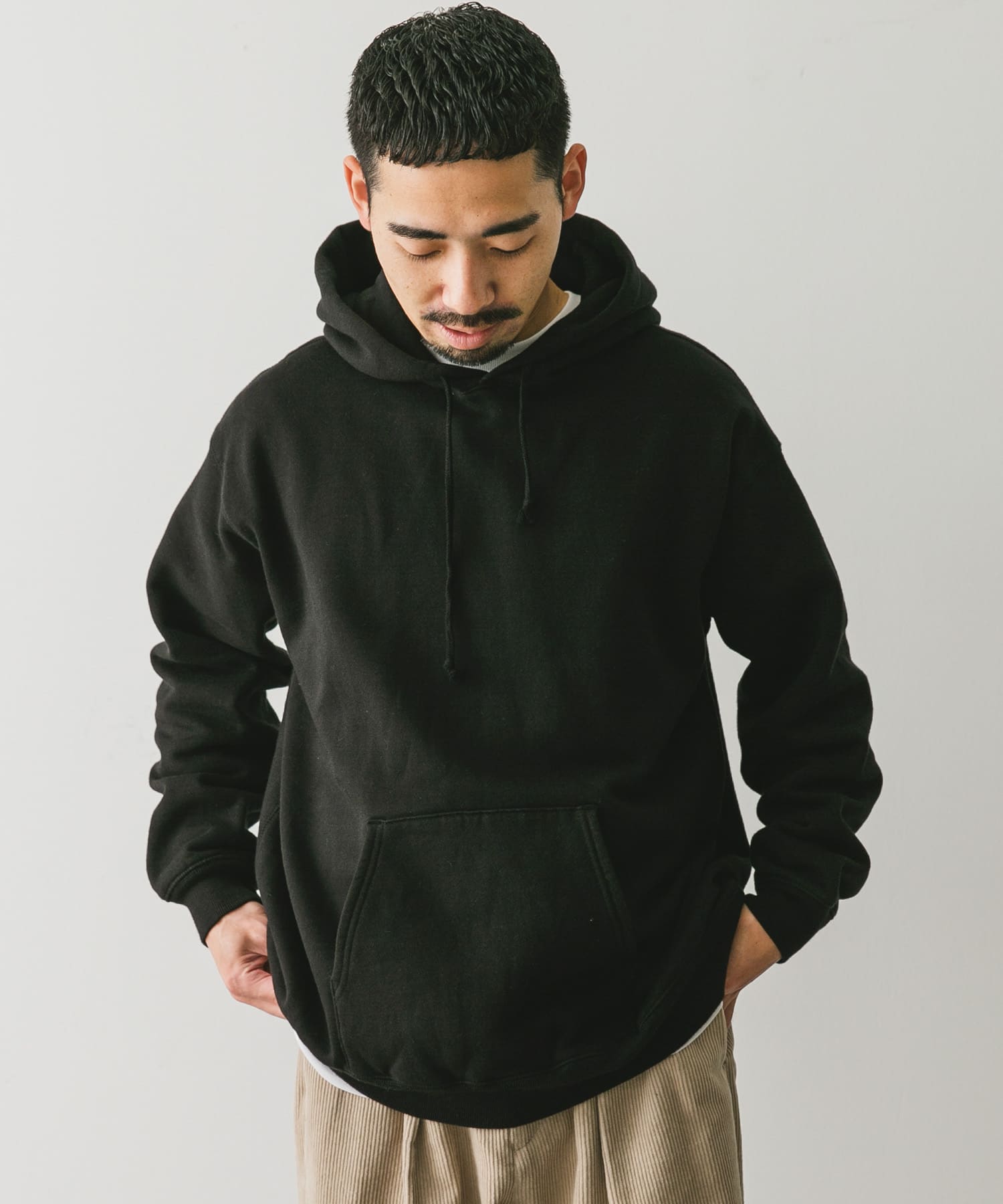 XLサイズ/WEB限定』裏起毛プルオーバーフーディー(M MIXGRAY