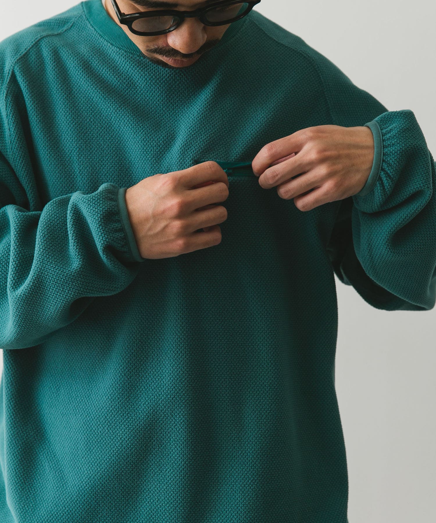 UR TECH』ピケフリース プルオーバー(M BLUE GREEN): トップス｜URBAN