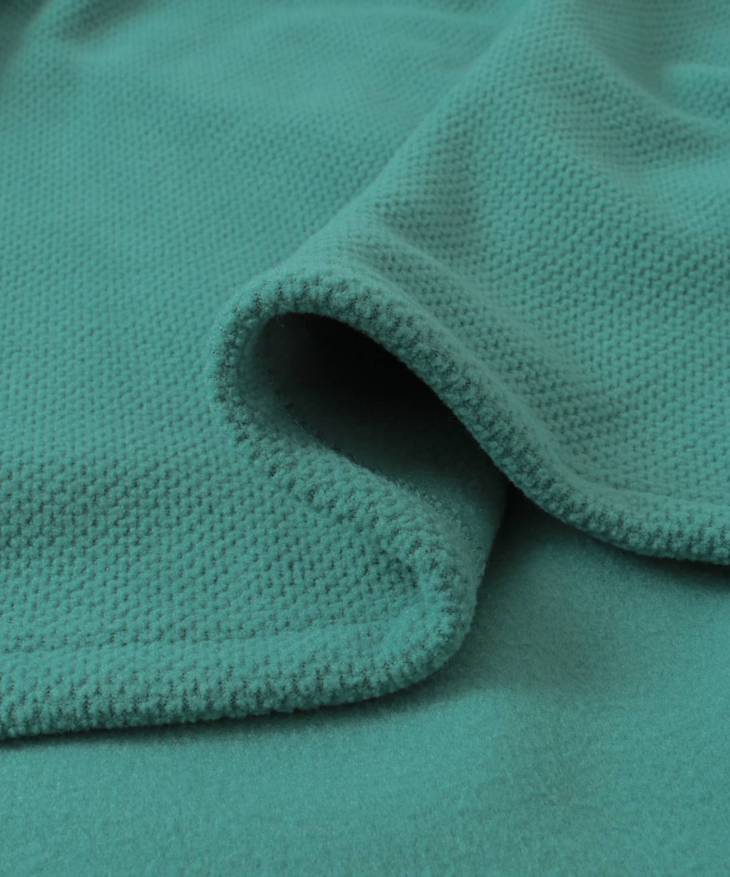 『UR TECH』ピケフリース プルオーバー BLUE GREEN M