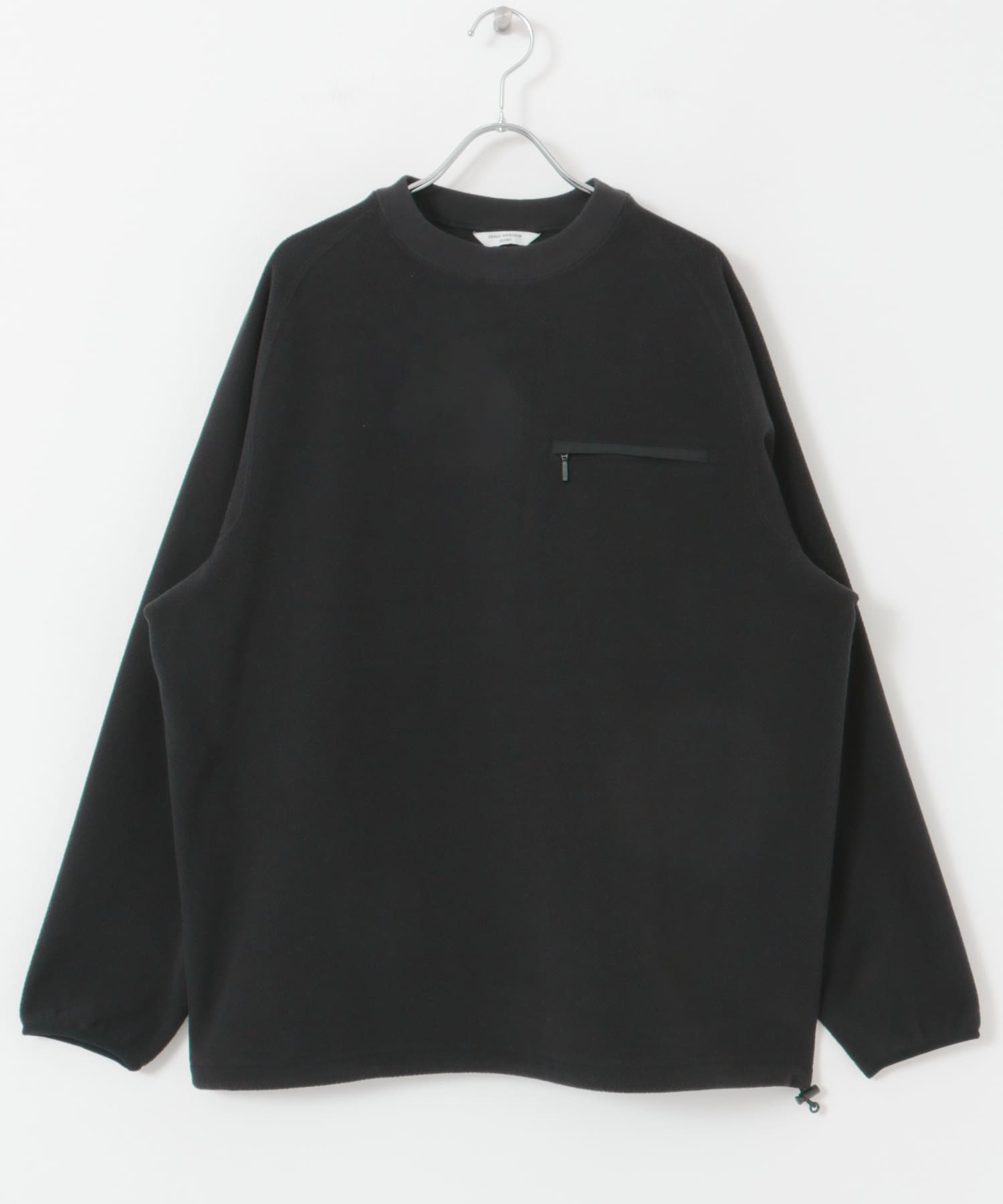 『UR TECH』ピケフリース プルオーバー BLACK M