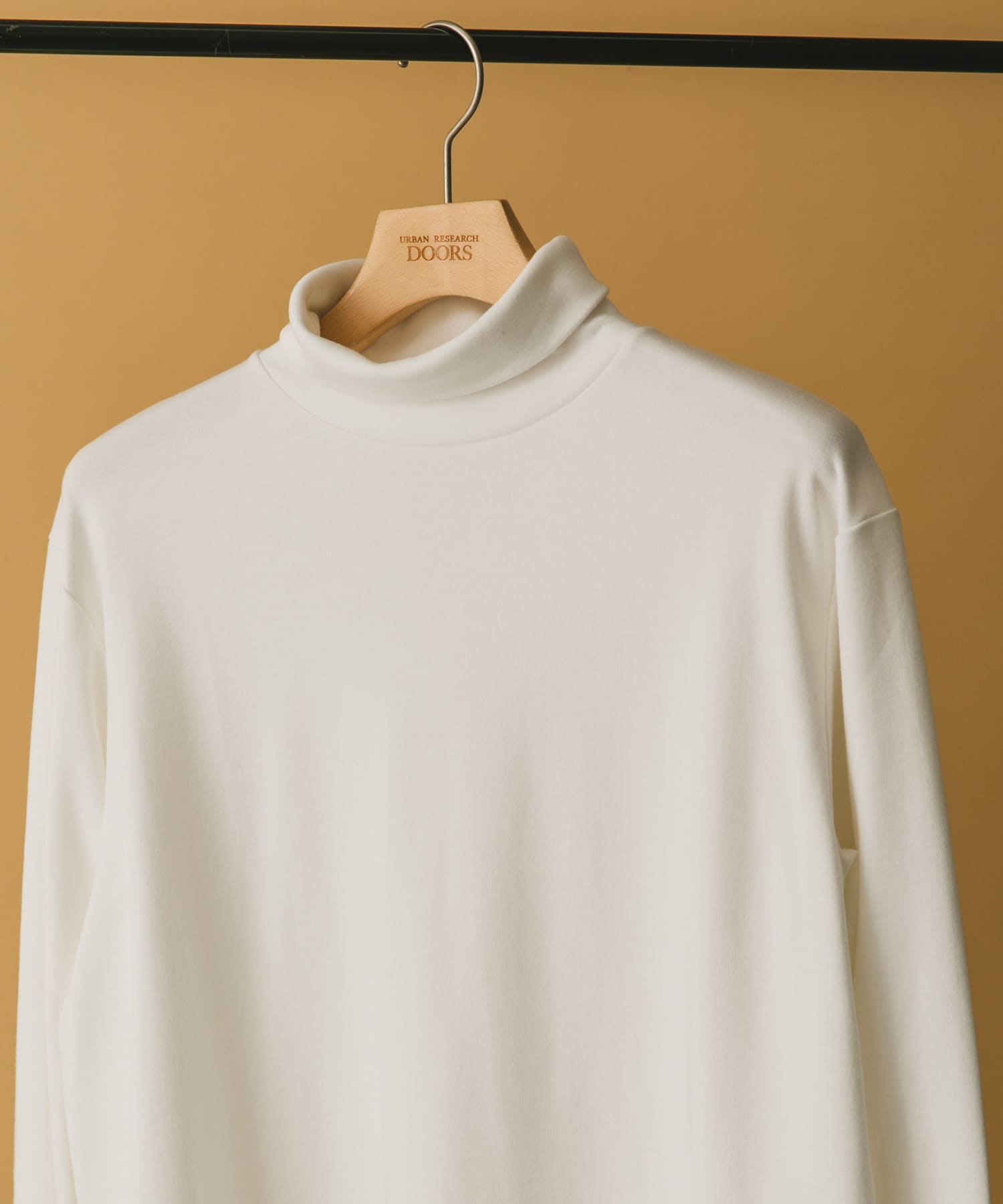 UR TECHタートルネック裏起毛スウェット セール】『UR TECH』裏起毛タートルネックカットソー（Tシャツ