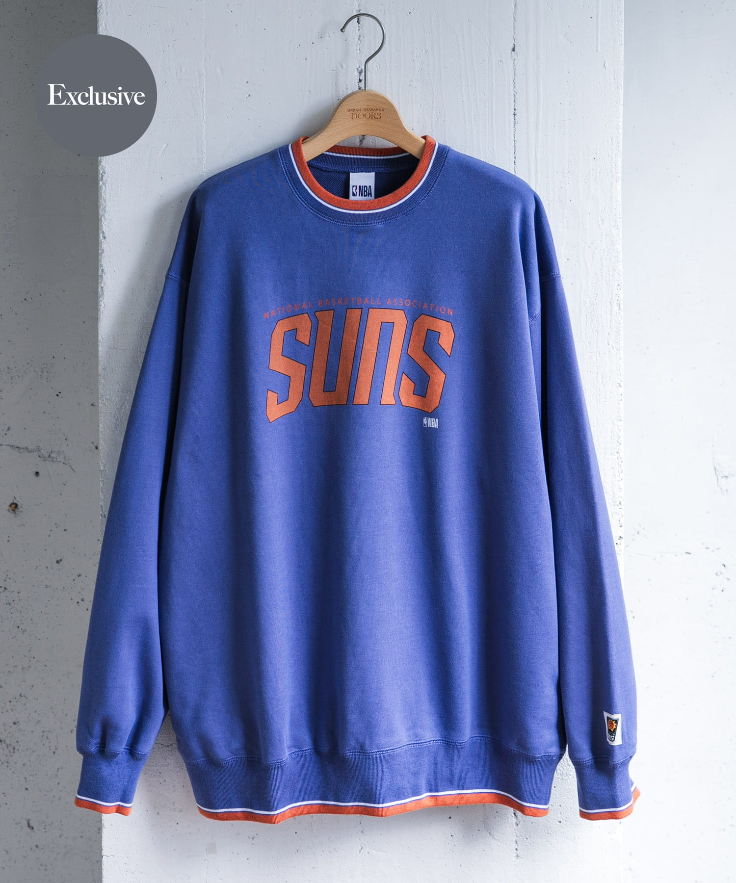 『別注』NBA×DOORS　プリントスウェット PURPLE M