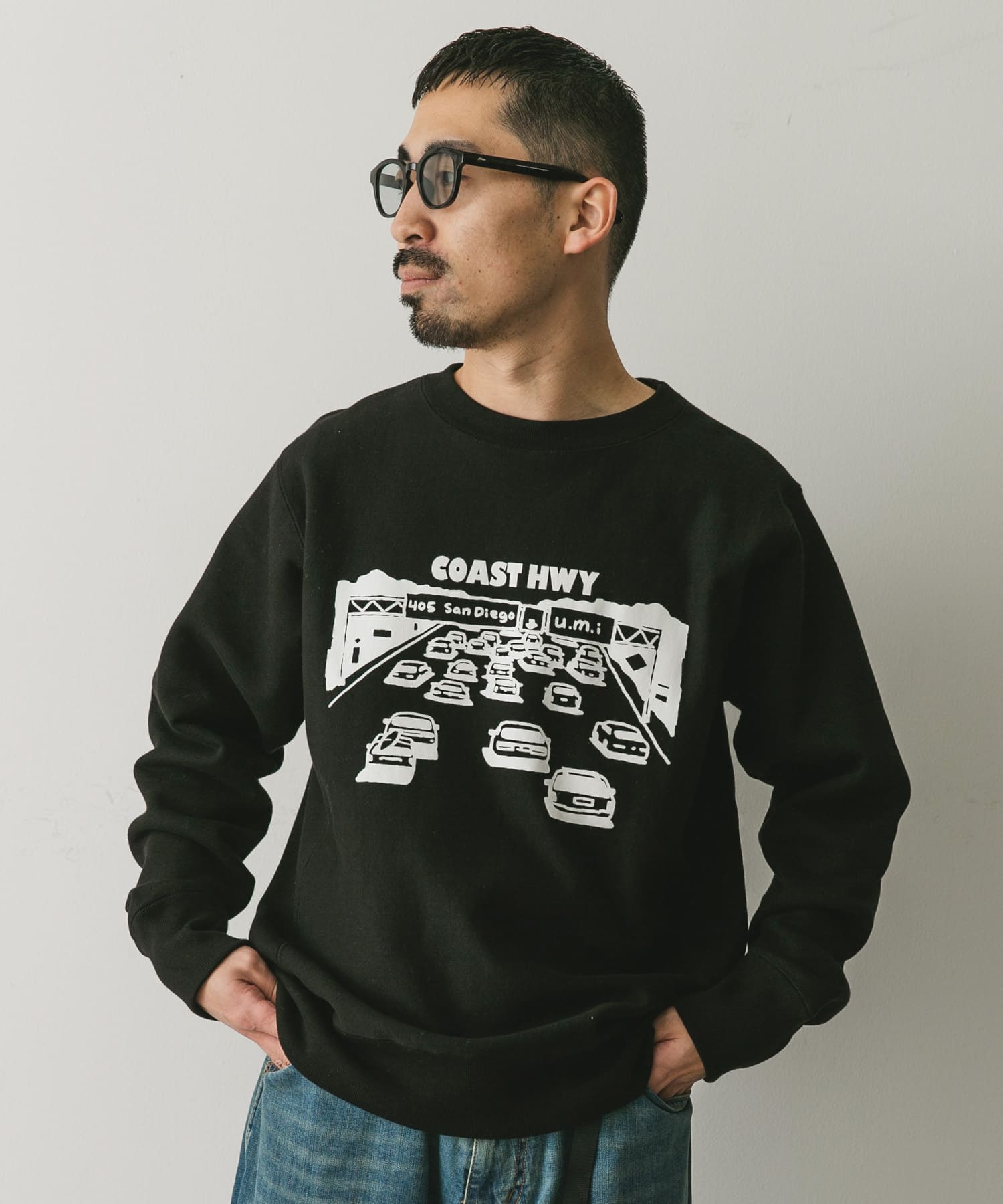 TAKESHI WADA プリントスウェット(M BLACK): トップス｜URBAN RESEARCH