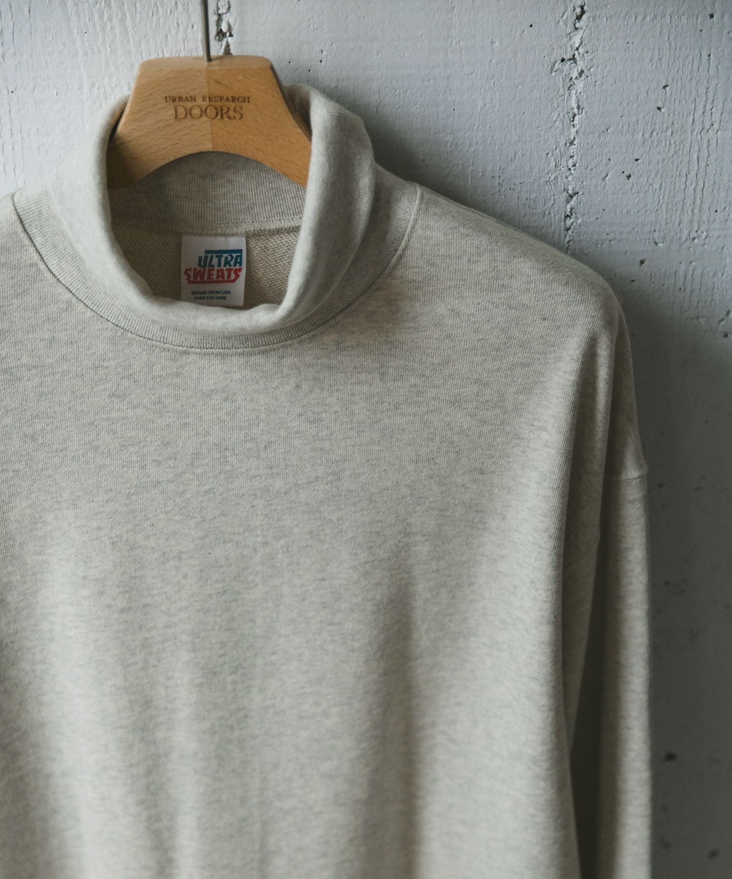 ULTRA SWEATS タートルスウェット MIX WHITE M