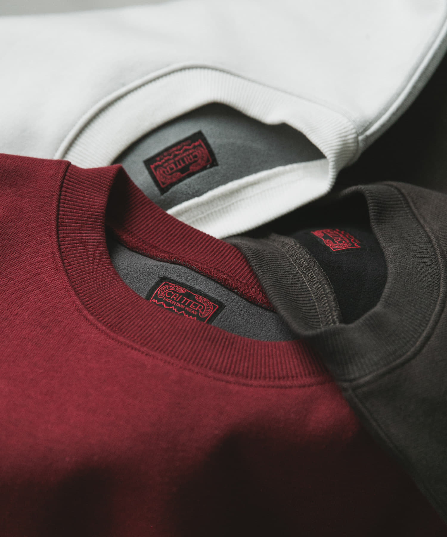 CRITTER　MOUNTAIN スウェット BURGUNDY L