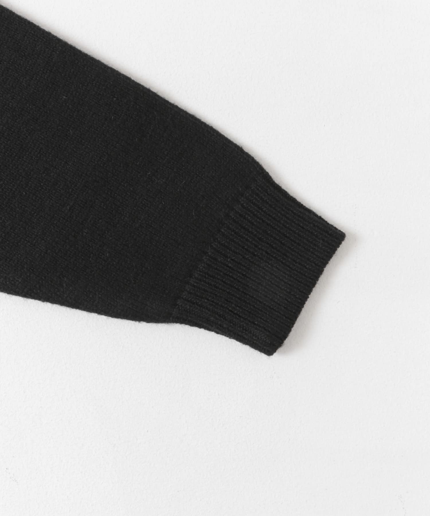 『XLサイズ/WEB限定』チュニジアウール クルーネック ニット BLACK M