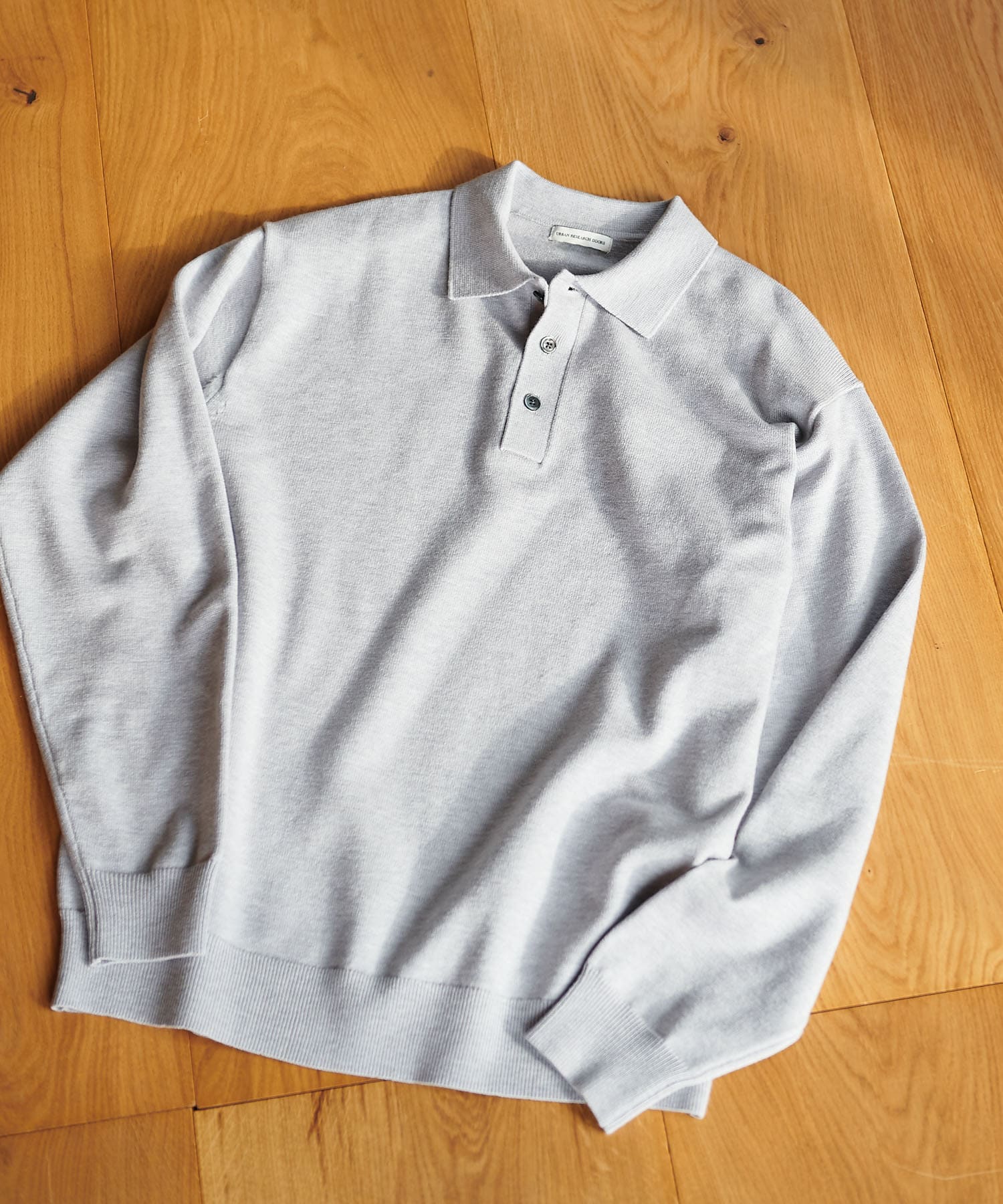 『UR TECH 200日ニット』ポロシャツ ASH GRAY M