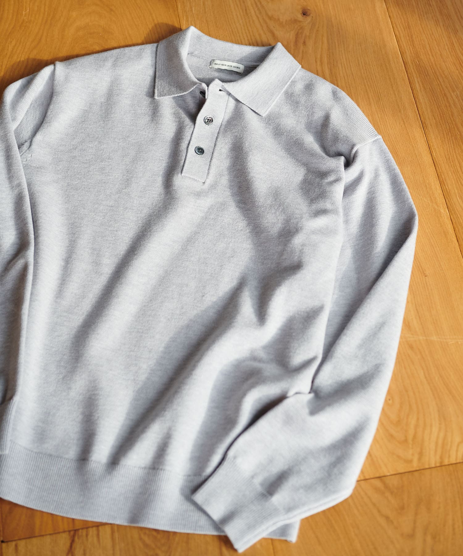 『UR TECH 200日ニット』ポロシャツ ASH GRAY M