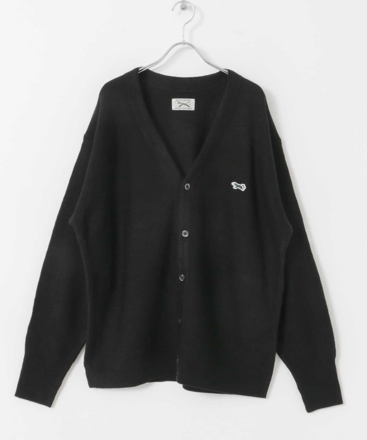『XLサイズ/WEB限定』『別注』PENNEYS×DOORS　THE FOX Vネックカーディガン BLACK M