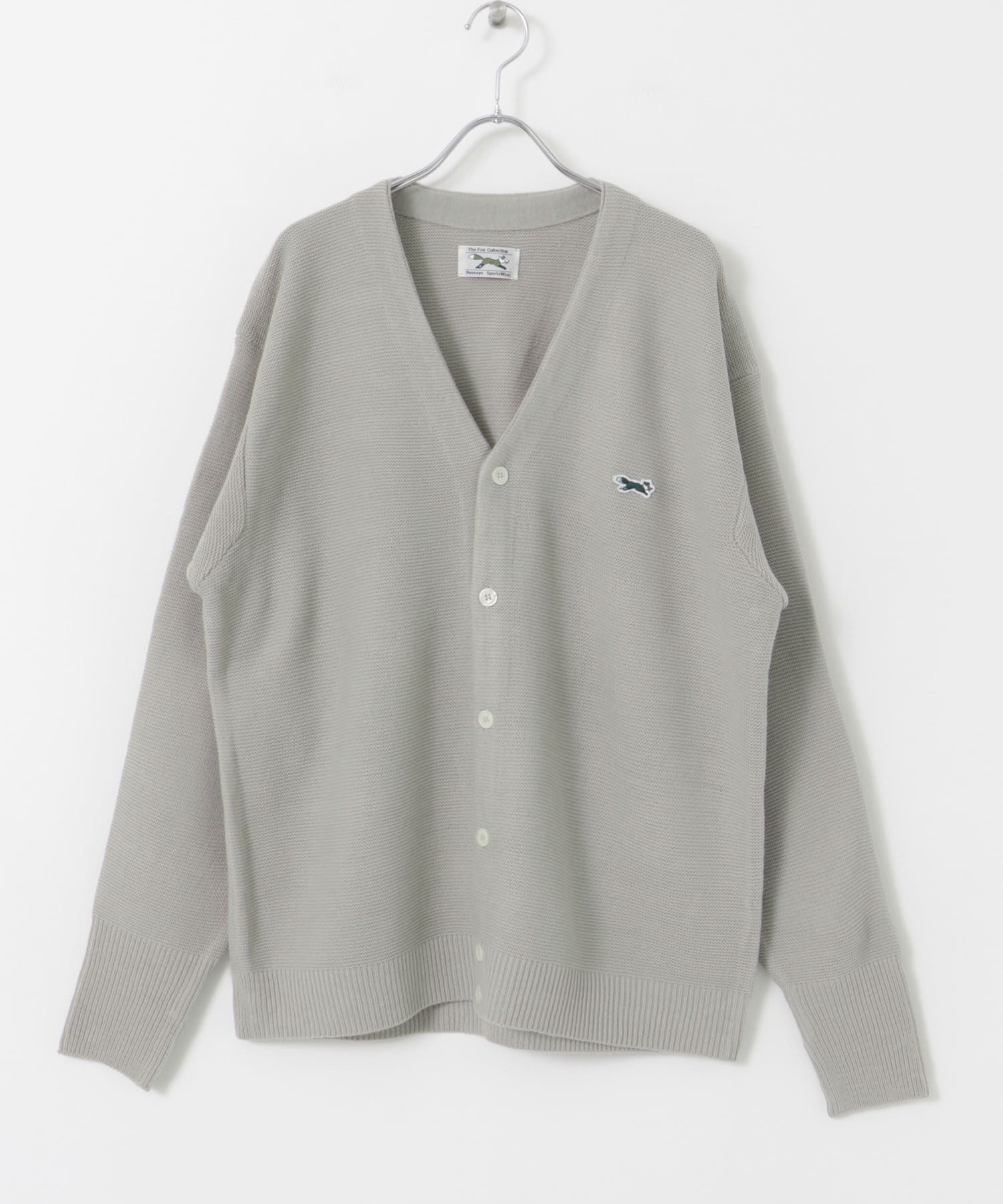 『XLサイズ/WEB限定』『別注』PENNEYS×DOORS　THE FOX Vネックカーディガン L.GRAY M