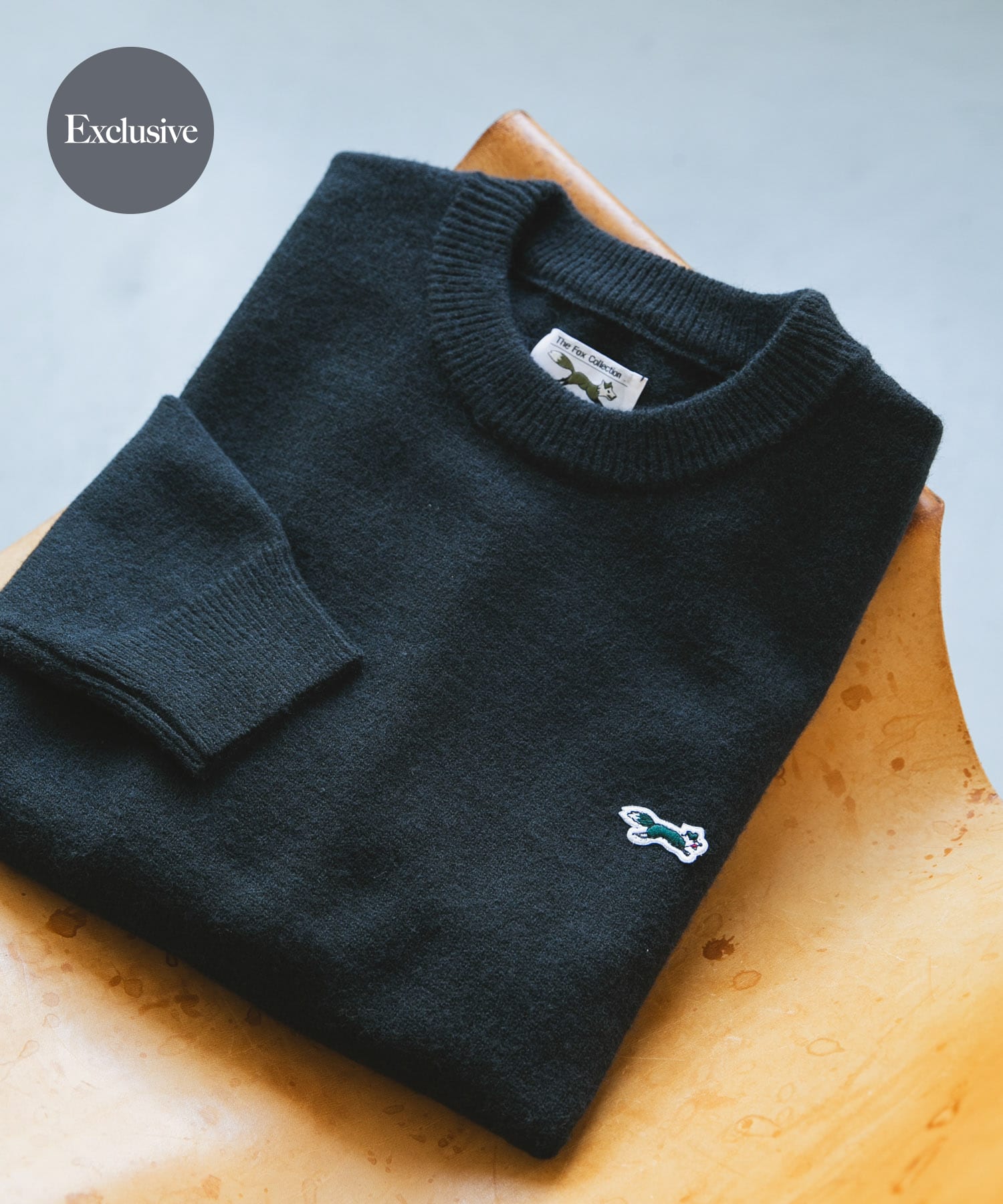 『XLサイズWEB限定』『別注』PENNEYS×DOORS　THE FOX クルーネックスフレニット