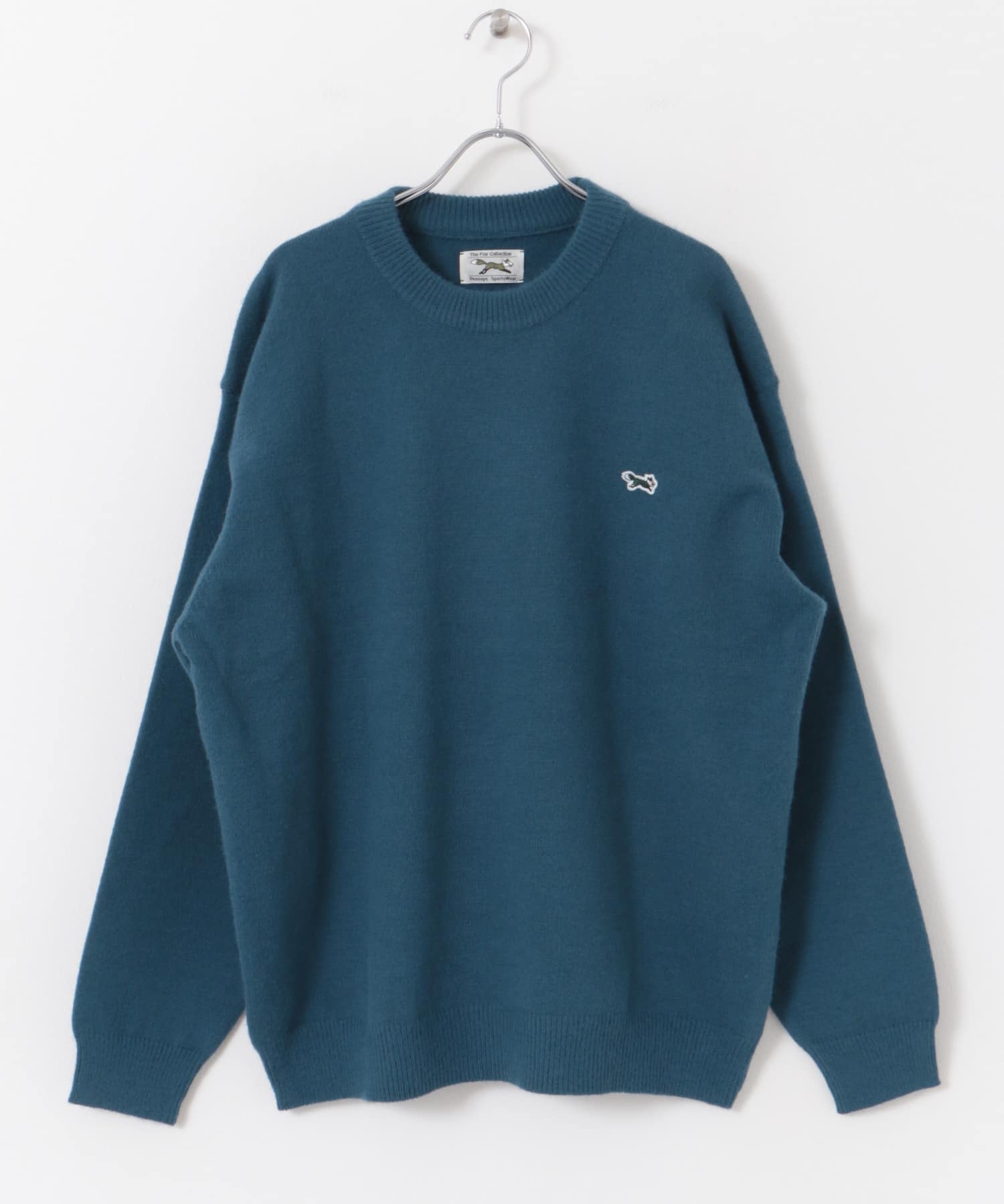 『XLサイズWEB限定』『別注』PENNEYS×DOORS　THE FOX クルーネックスフレニット BLUE M