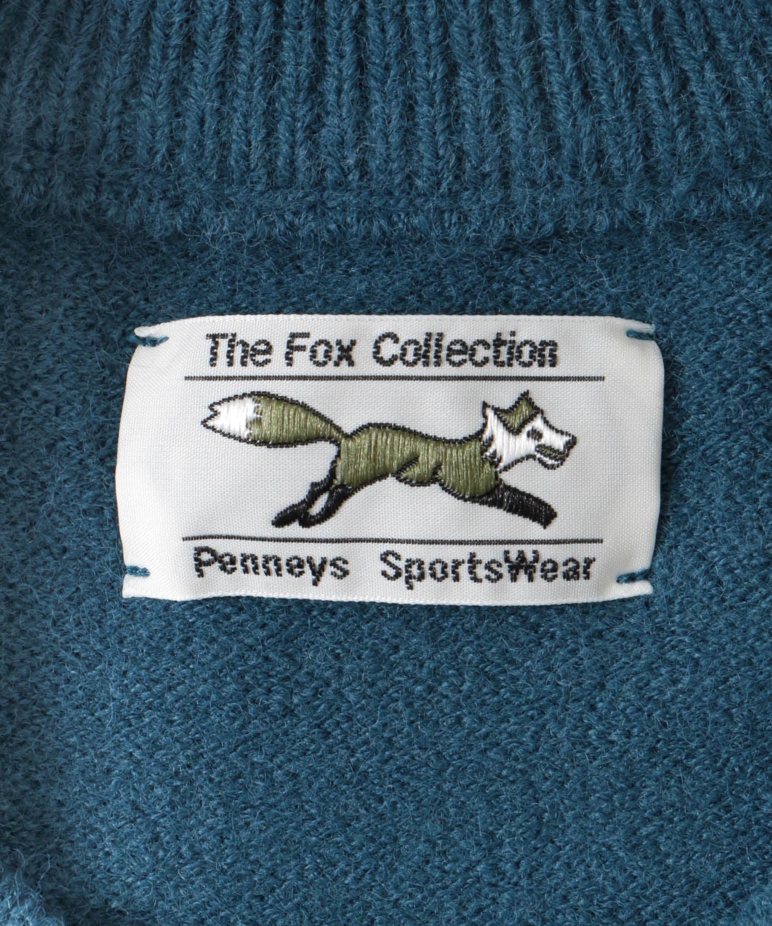 『XLサイズWEB限定』『別注』PENNEYS×DOORS　THE FOX クルーネックスフレニット BLUE M