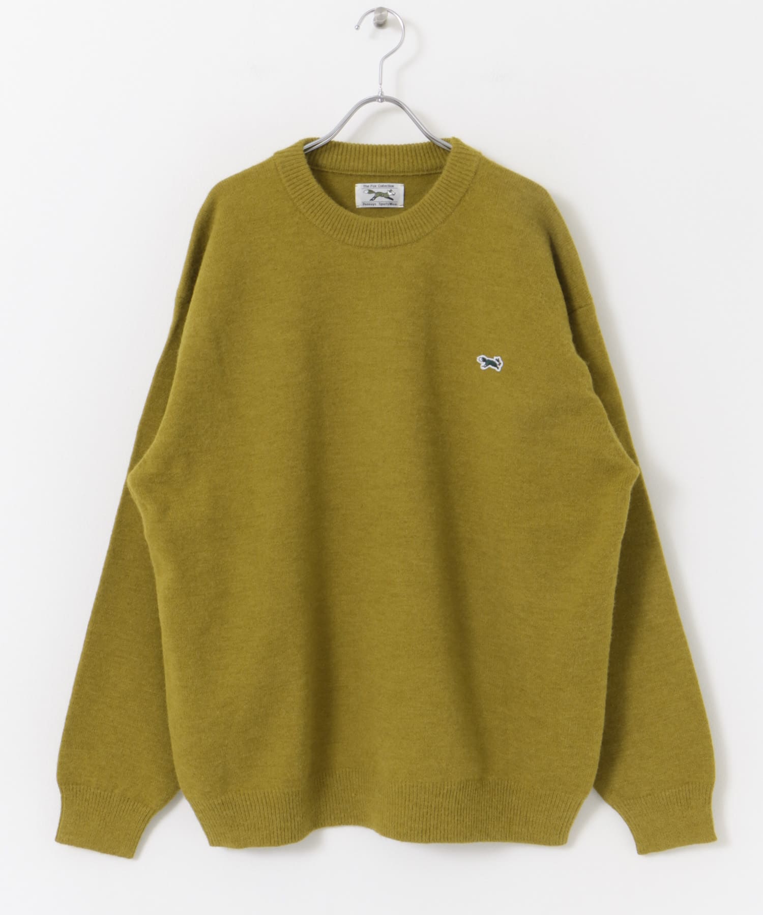 『XLサイズWEB限定』『別注』PENNEYS×DOORS　THE FOX クルーネックスフレニット YELLOW M