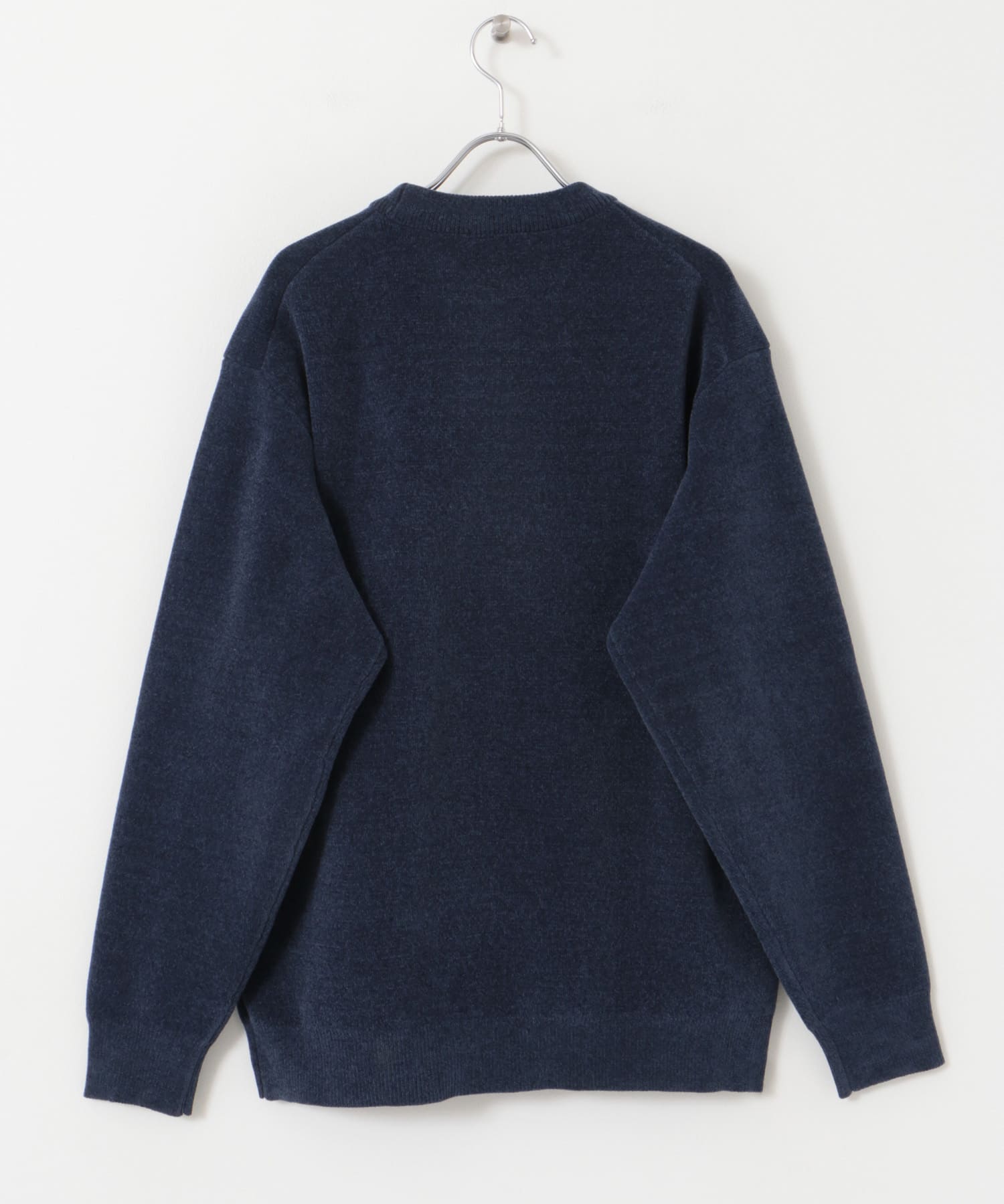 モールダブルフェイスプルオーバー NAVY M