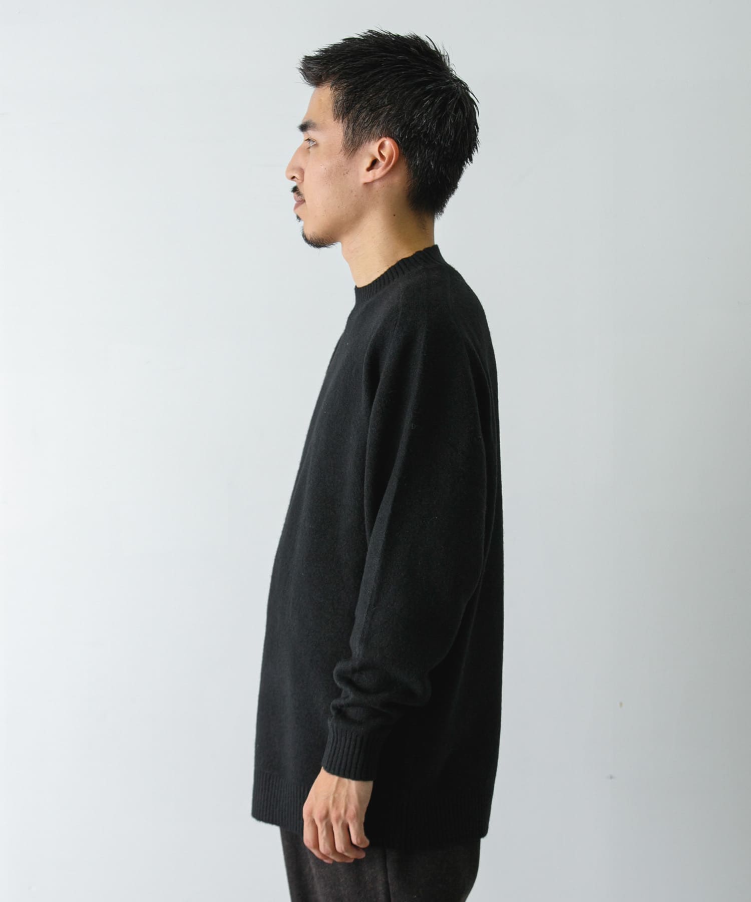 ARCHIVIO ハイネックセーター ブラック セール】 【 ウォッシャブル 】 日本の色ハイネックニット