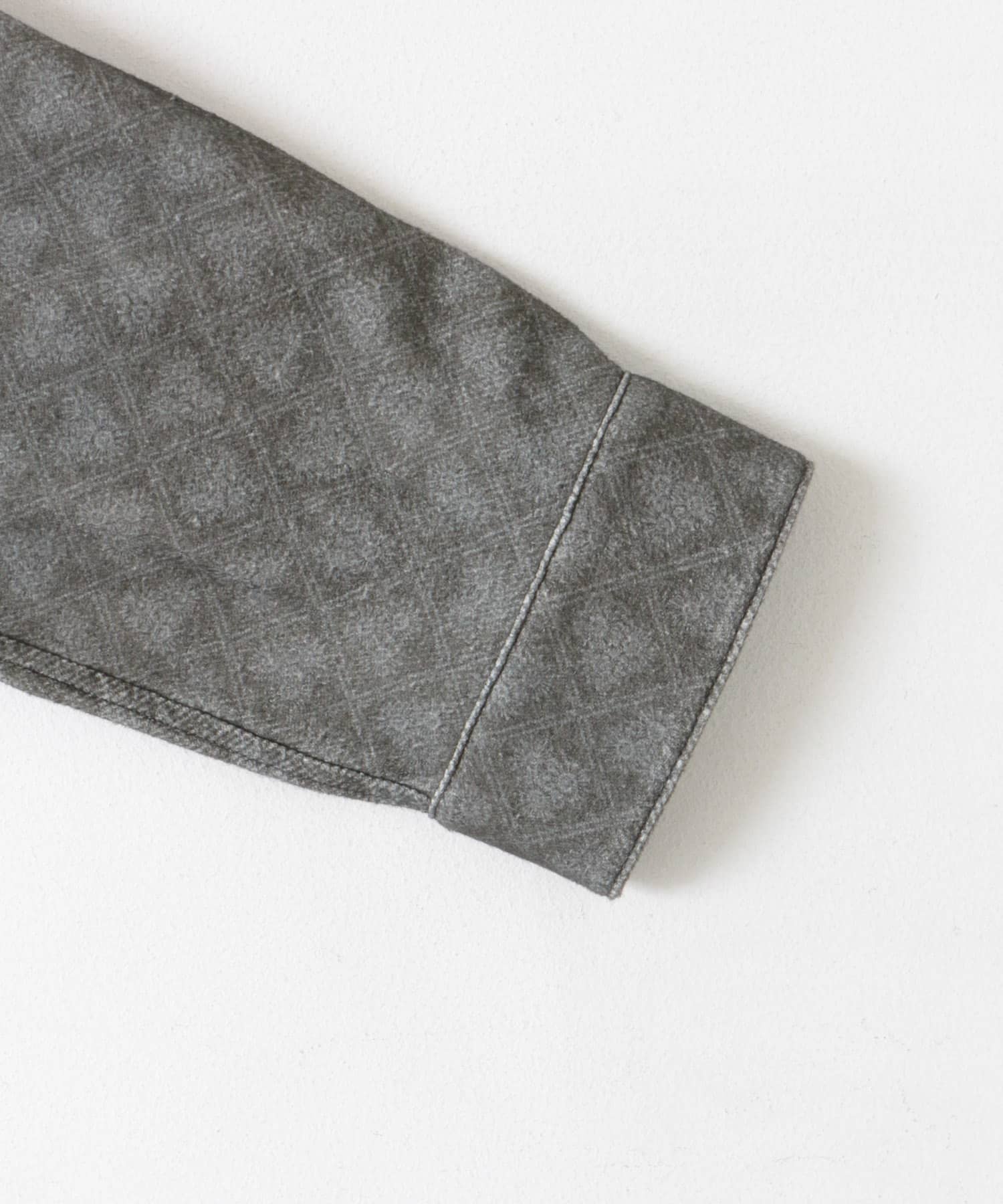 『XLサイズ/WEB限定』ヘビーネルバンドカラーシャツ GEOMETRIC M